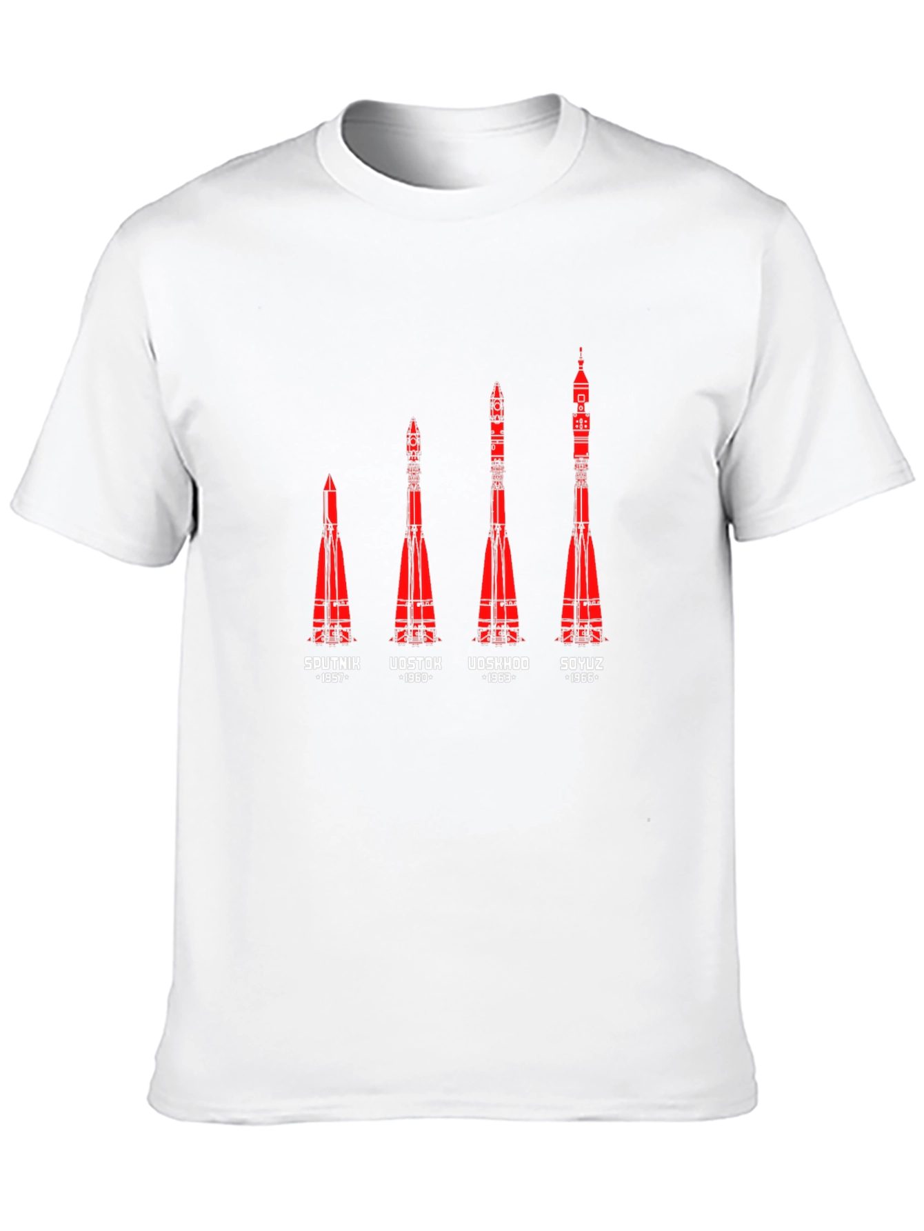 Rocket Evolution T-Shirt - Space History Tee