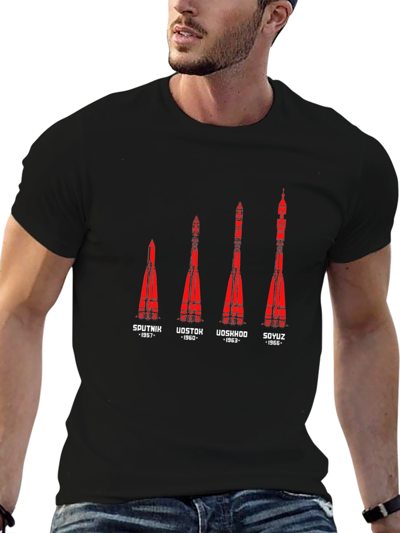 Rocket Evolution T-Shirt - Space History Tee