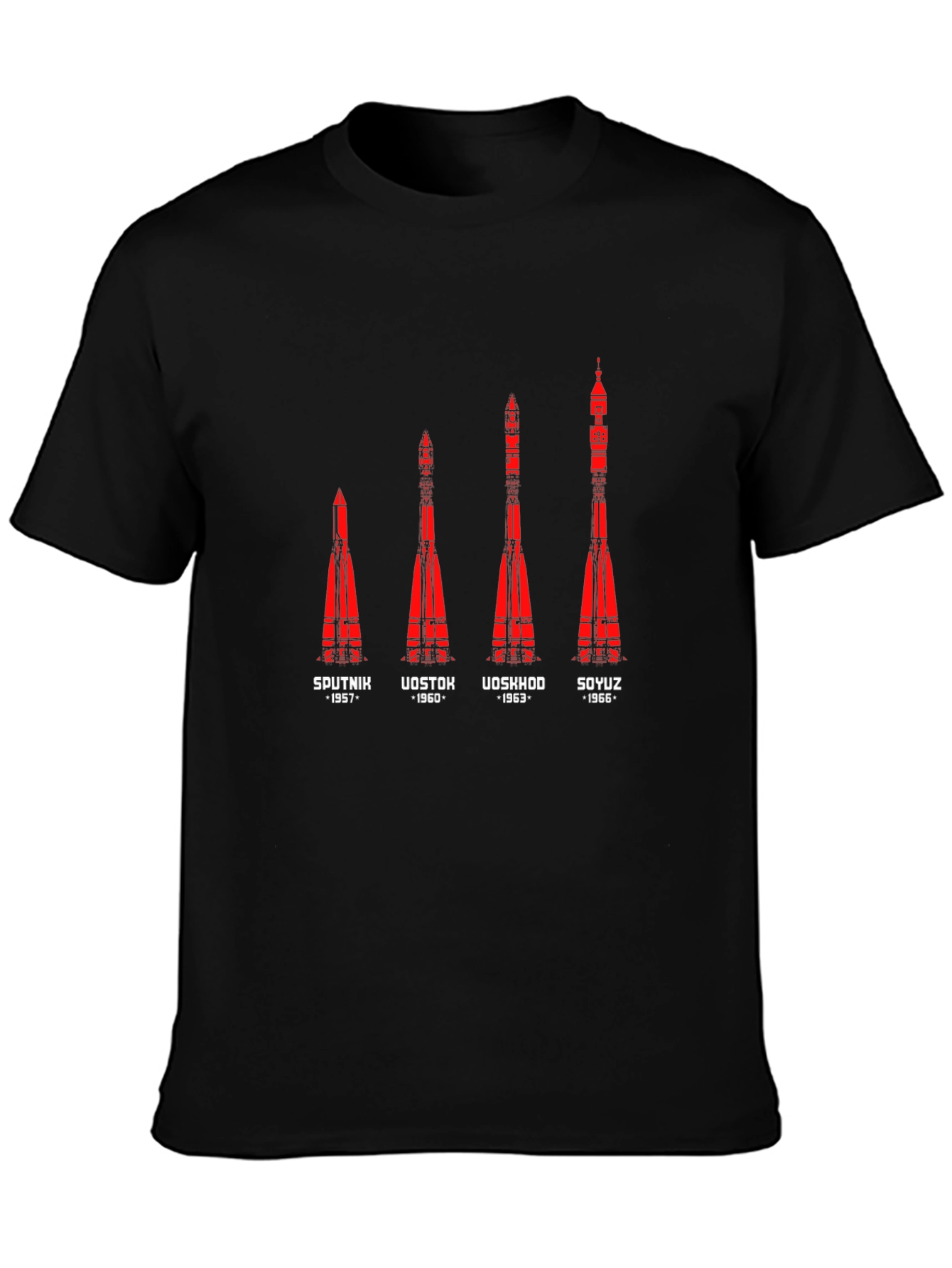 Rocket Evolution T-Shirt - Space History Tee