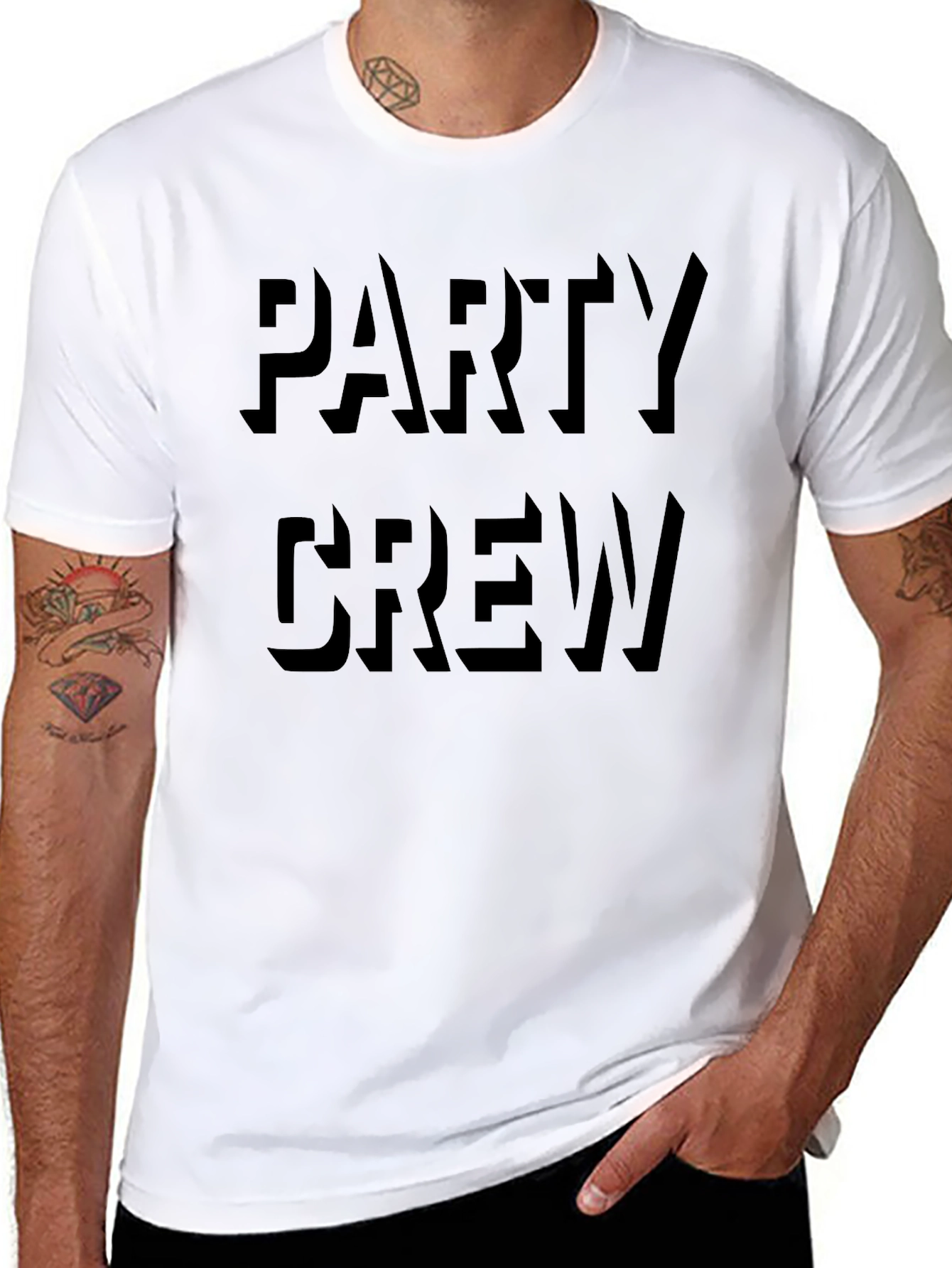 Party Crew Black T-Shirt
