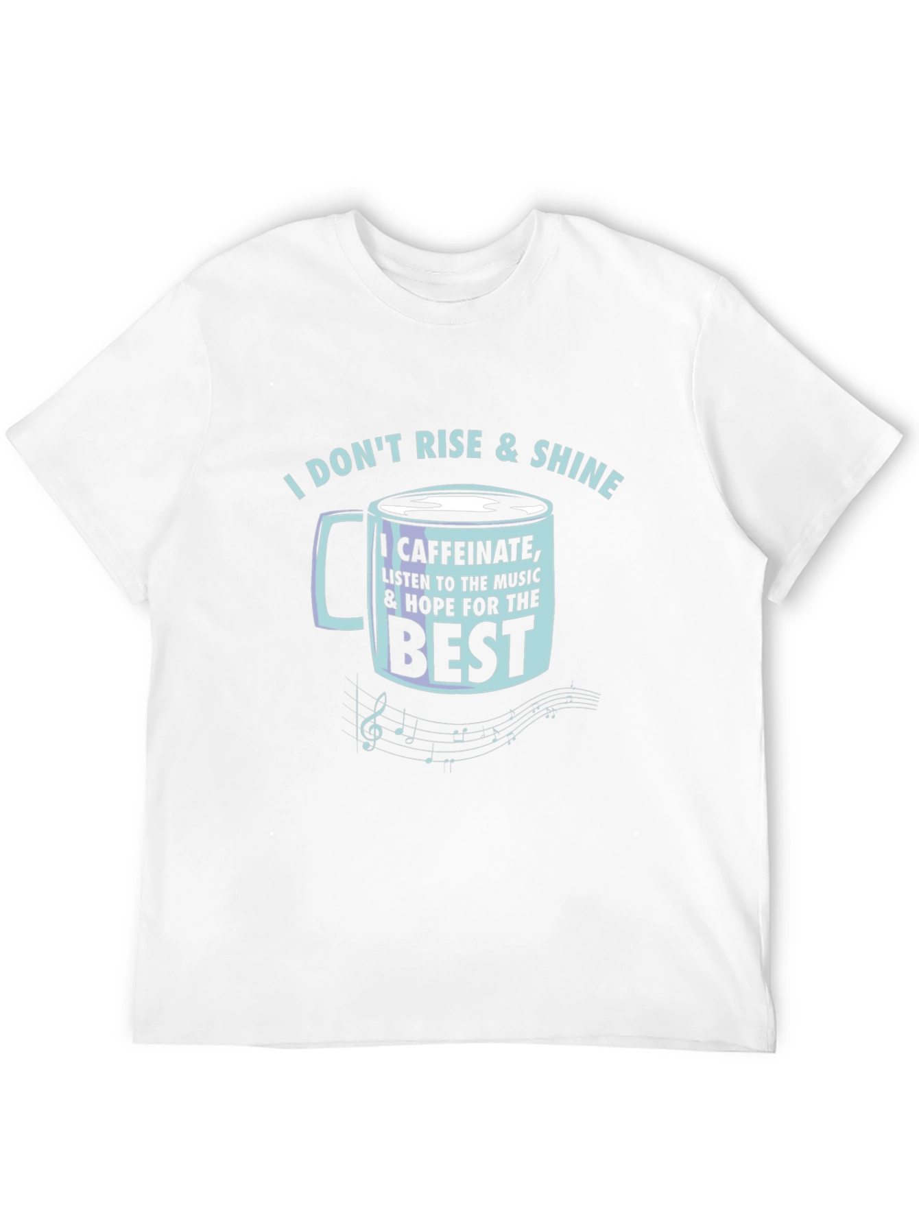 Caffeinate & Hope T-Shirt - Music Lover Tee