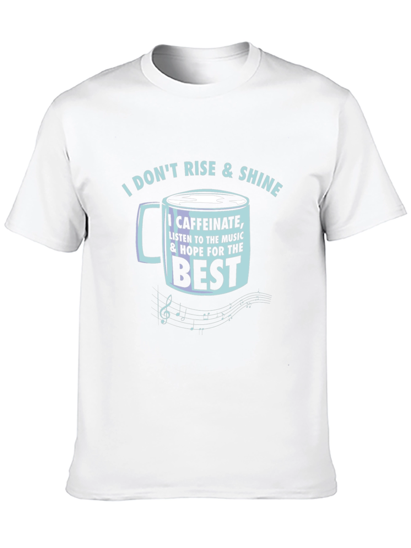 Caffeinate & Hope T-Shirt - Music Lover Tee