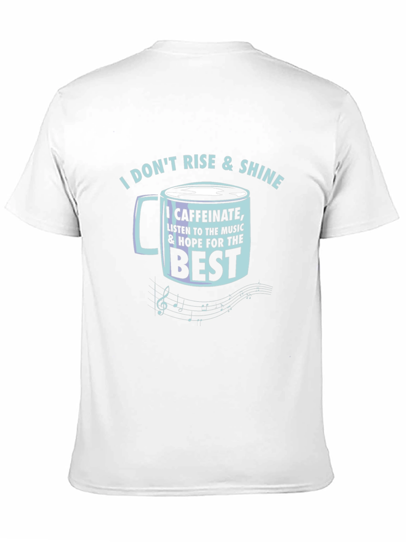 Caffeinate & Hope T-Shirt - Music Lover Tee