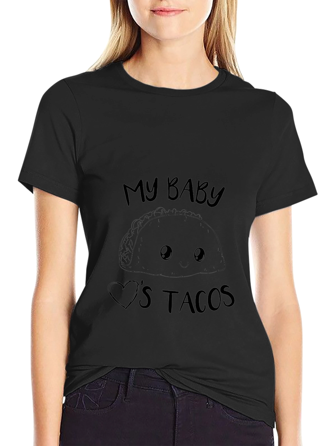 My Baby Loves Tacos T-Shirt Funny Cute Graphic Tee