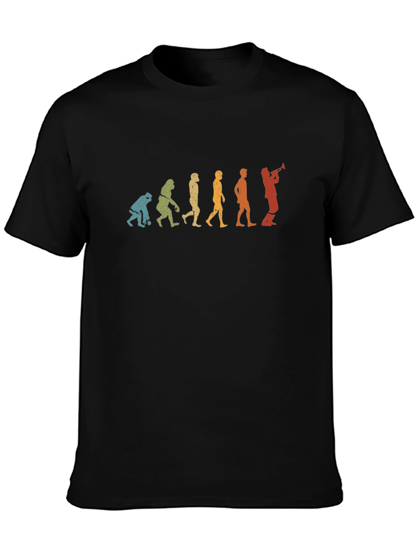 Evolution of Trumpet Player T-Shirt