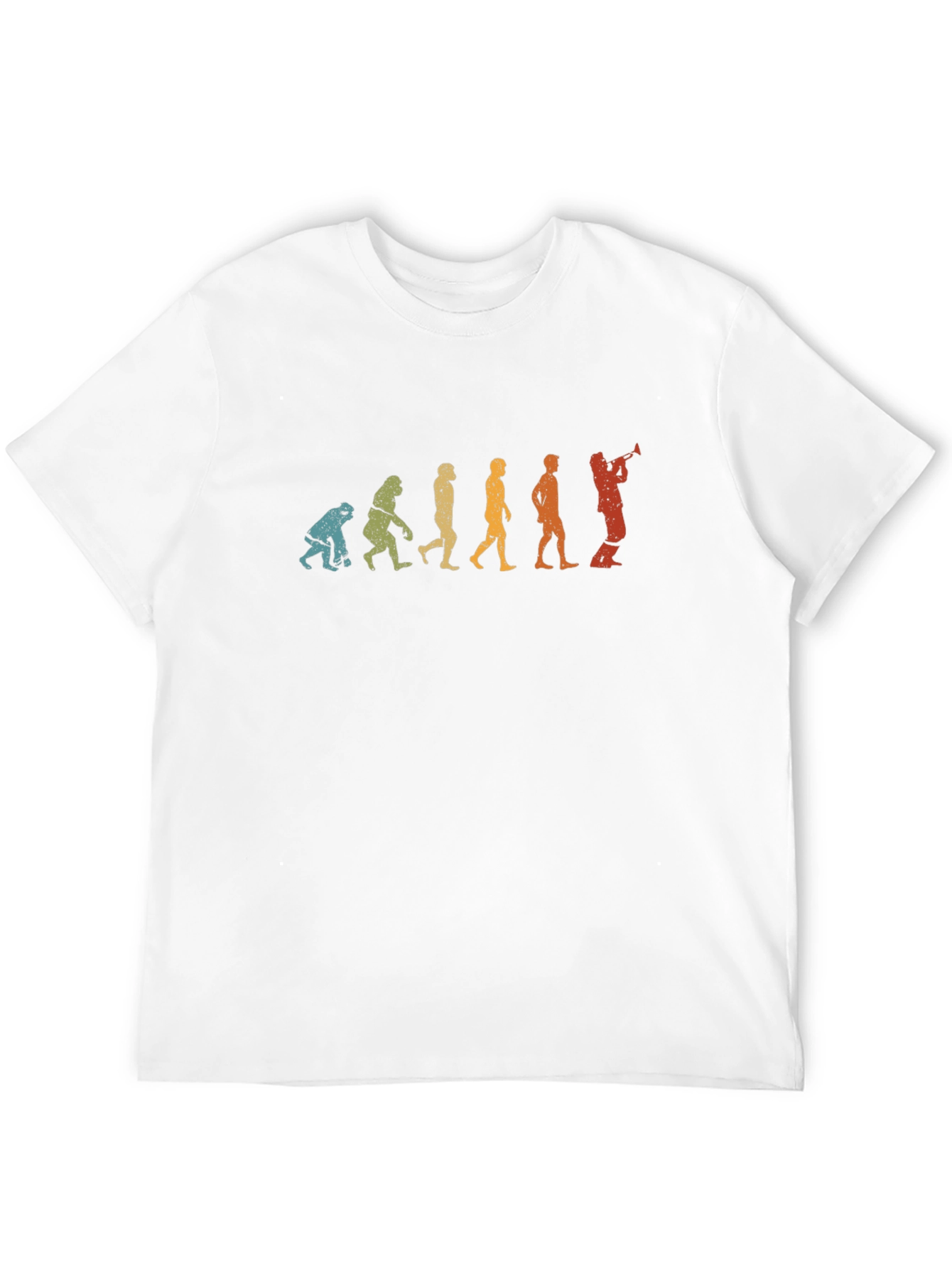 Evolution of Trumpet Player T-Shirt