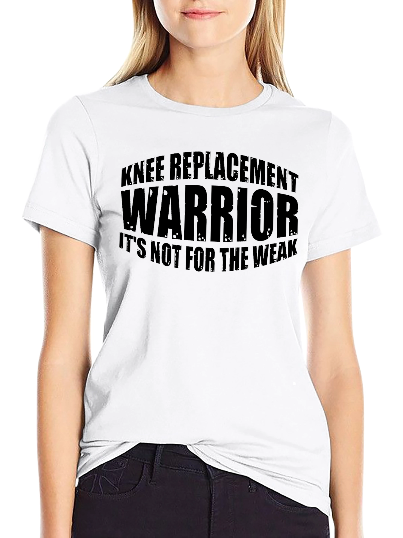 Knee Replacement Warrior T-Shirt - Black