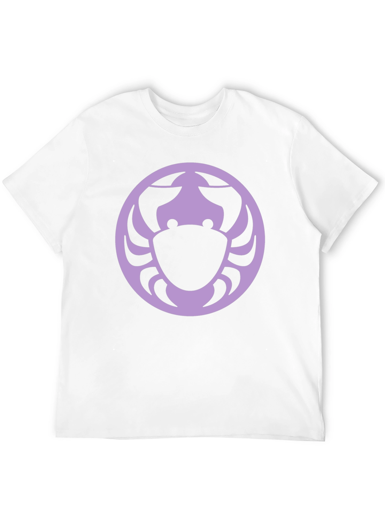 Black T-Shirt with Zodiac Crab Circle