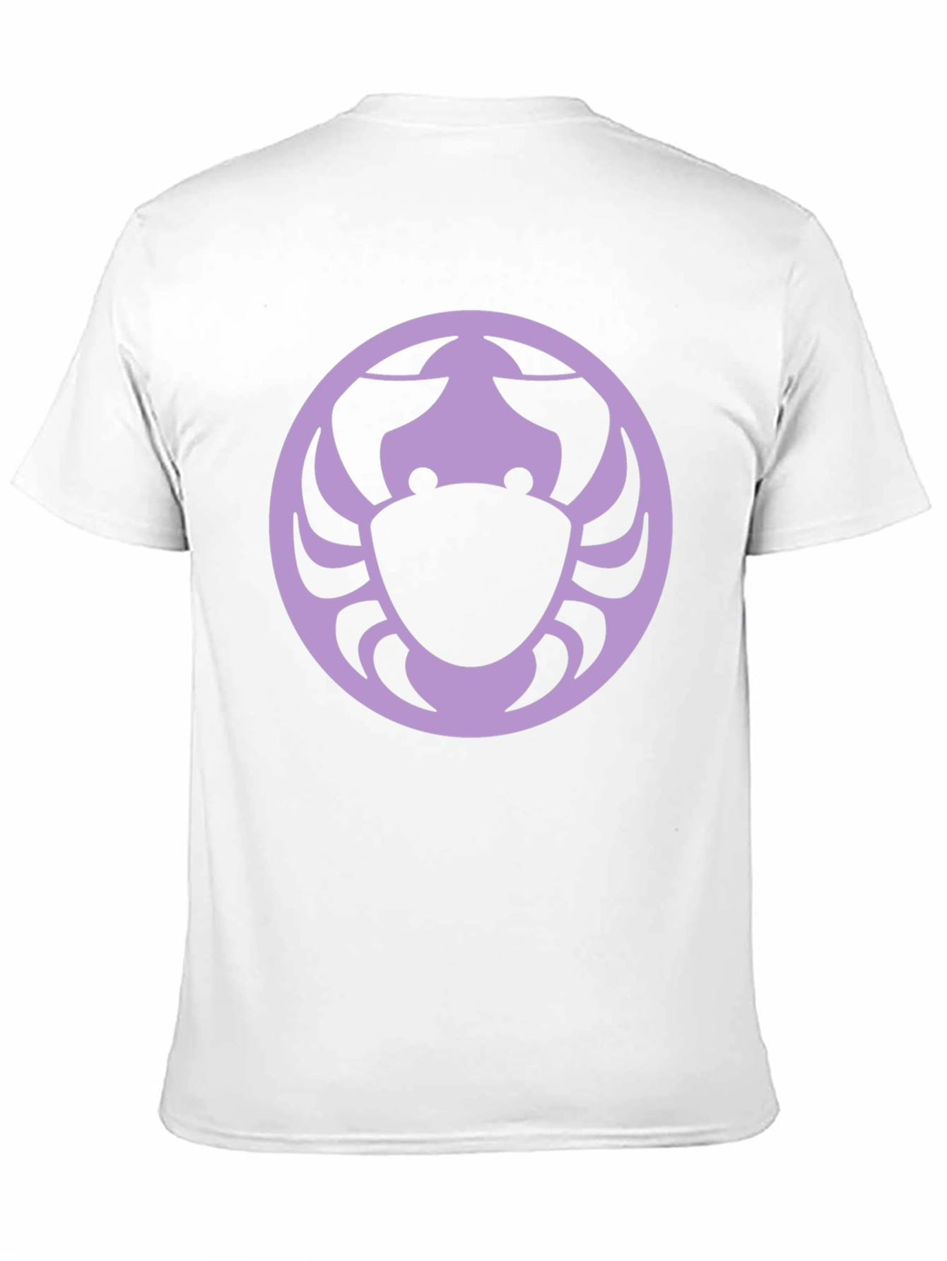 Black T-Shirt with Zodiac Crab Circle