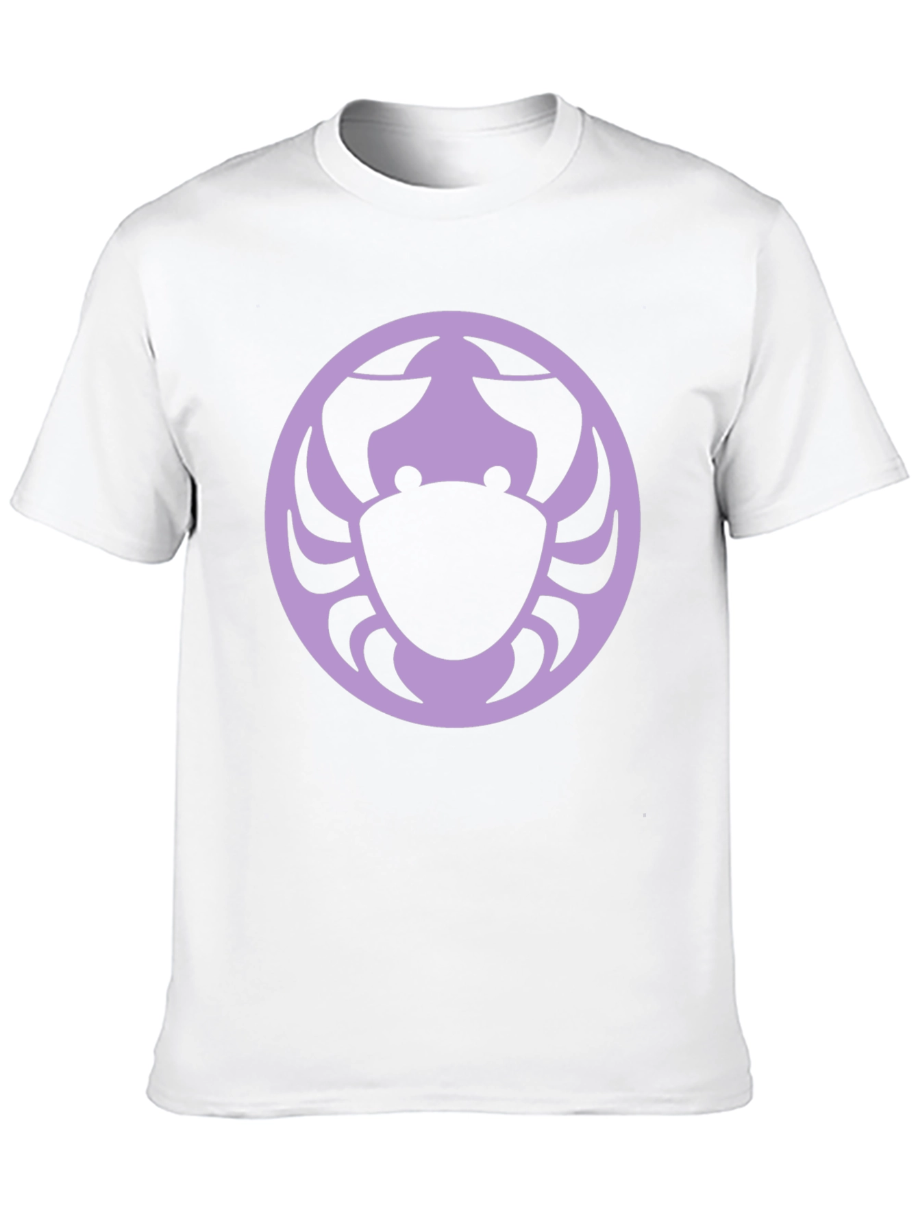 Black T-Shirt with Zodiac Crab Circle