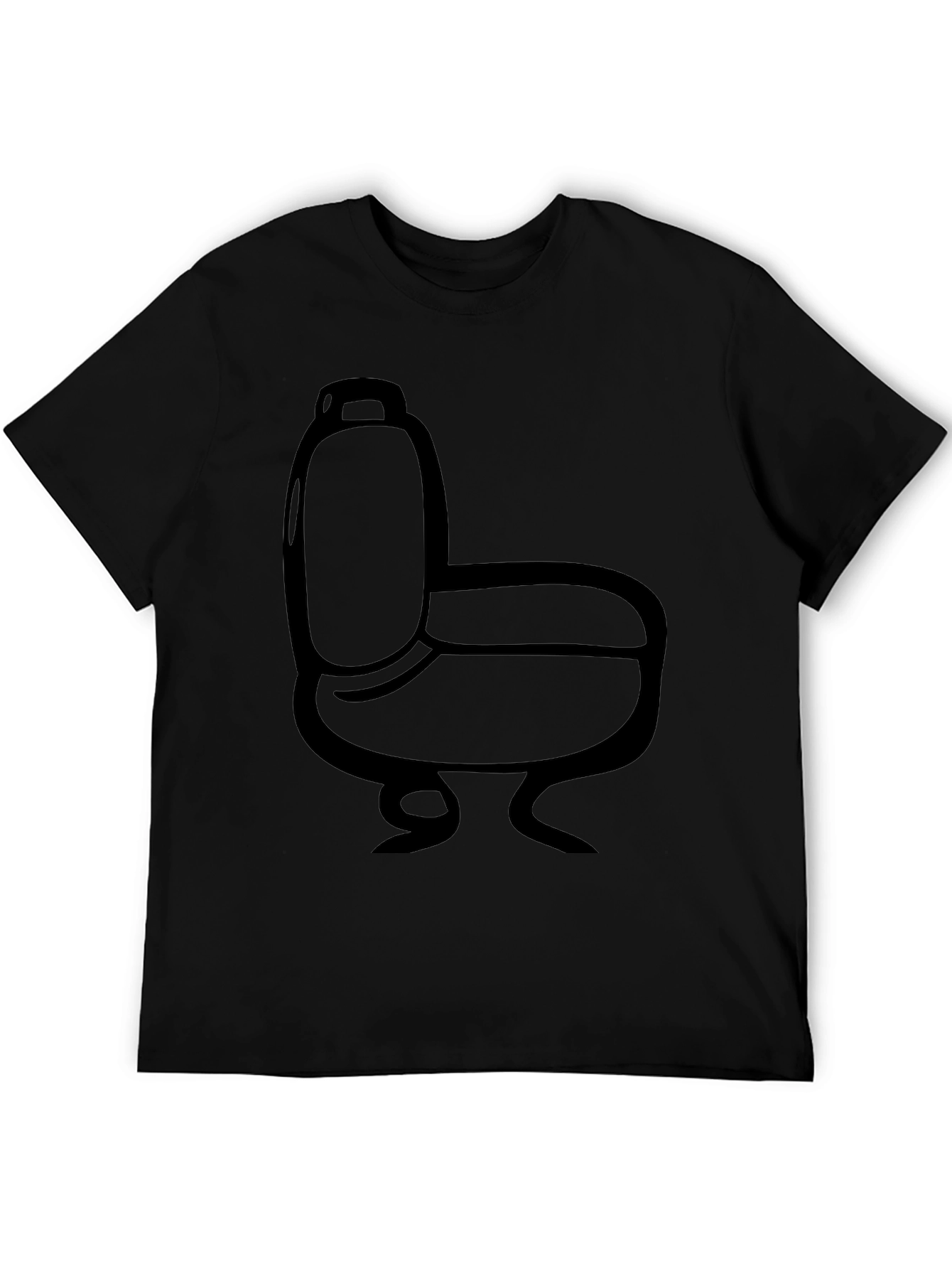 Cartoon Toilet Graphic Tee