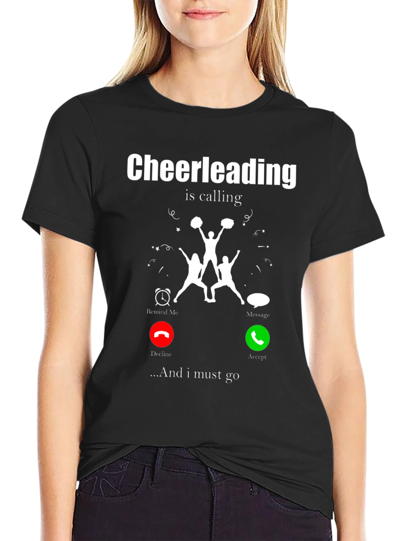 Cheerleading is Calling T-Shirt