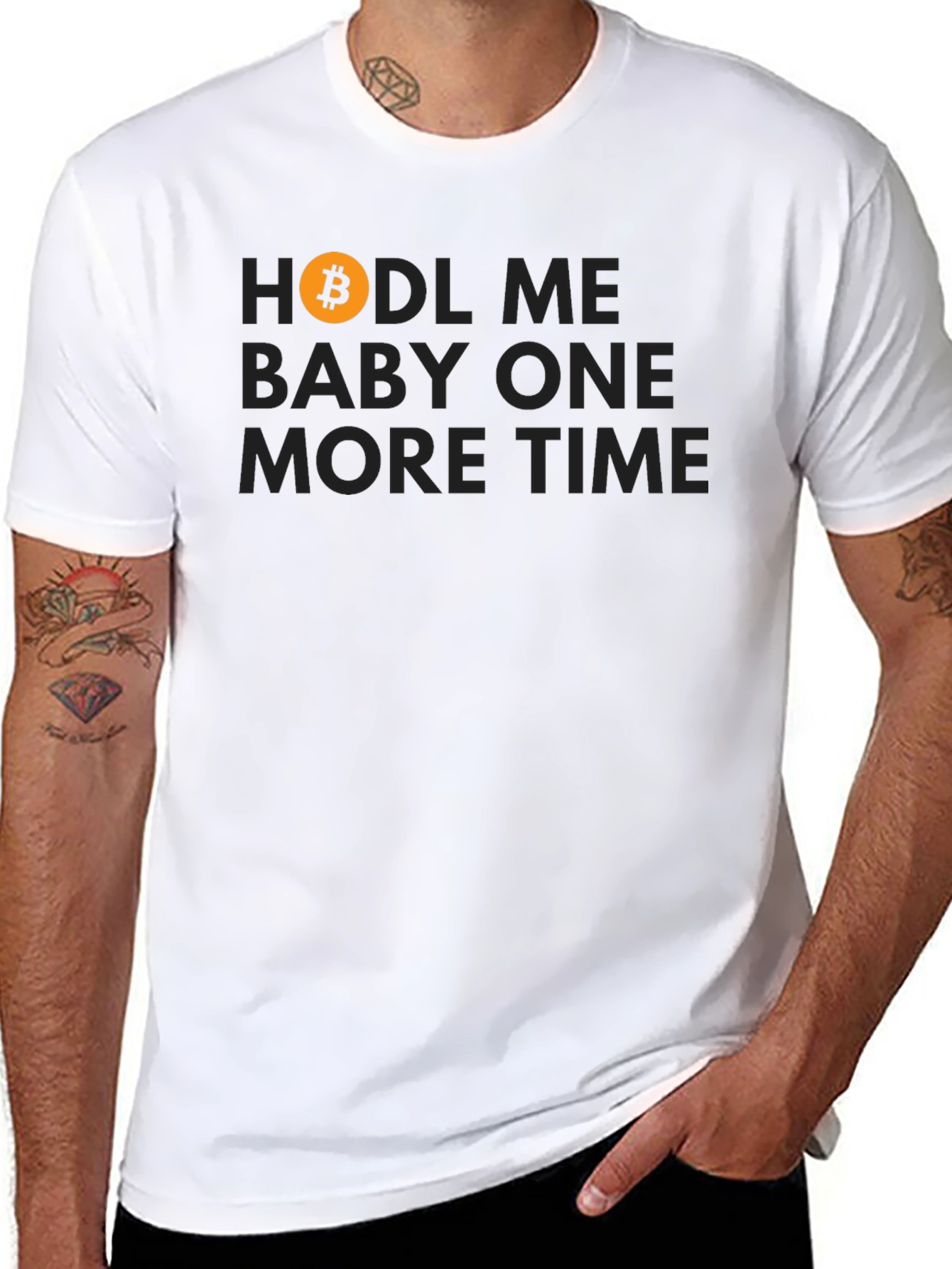 Bitcoin HODL Graphic Tee - Crypto Investor Shirt