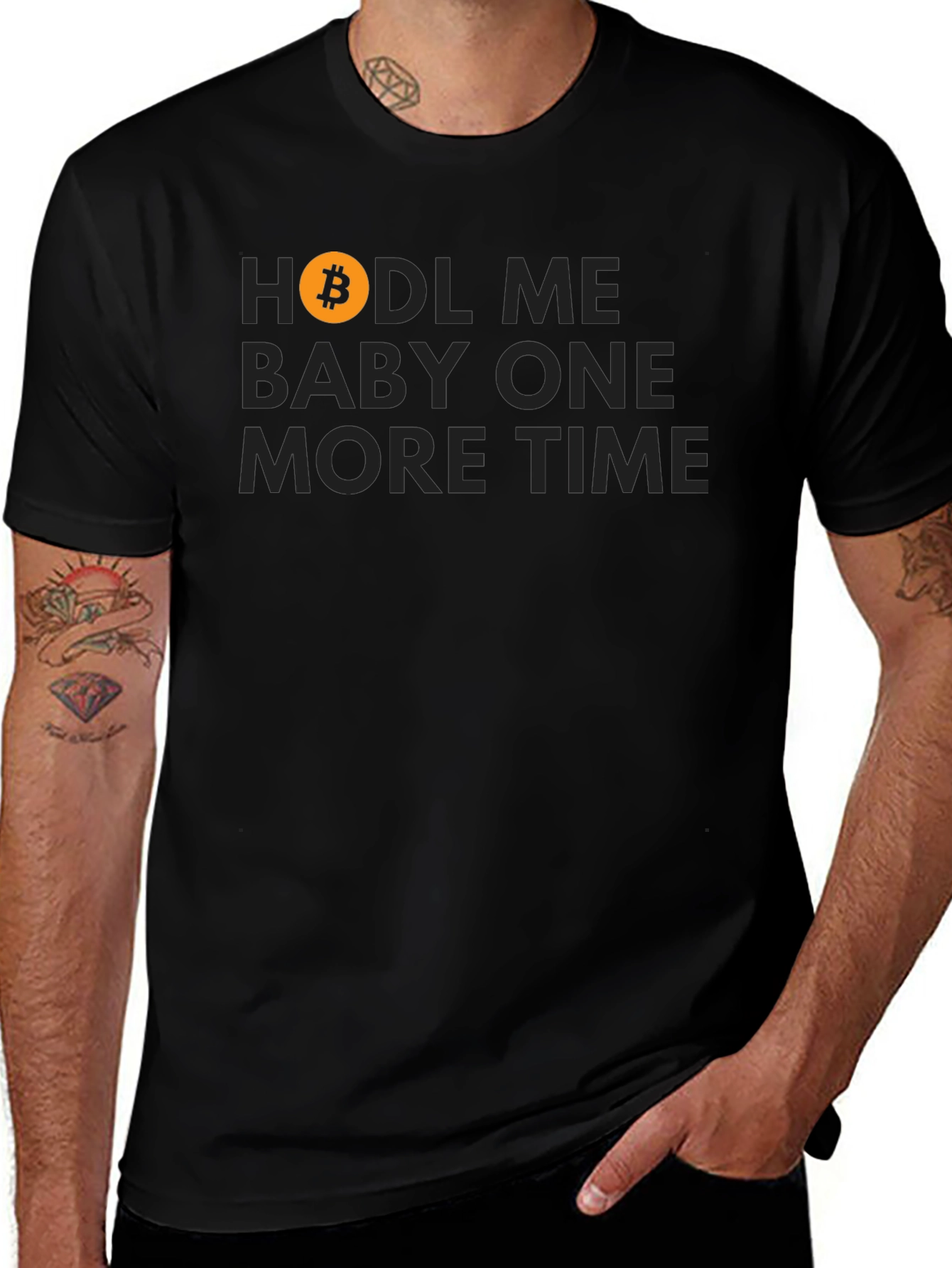 Bitcoin HODL Graphic Tee - Crypto Investor Shirt