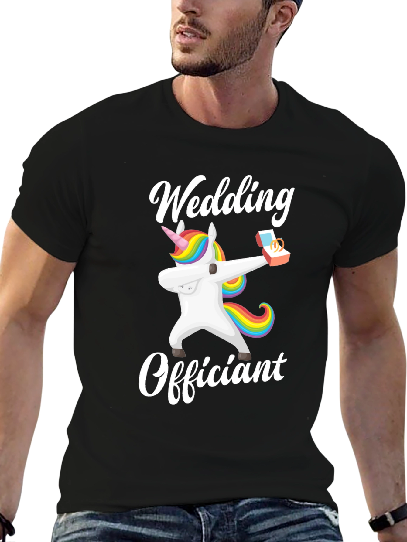 Wedding Officiant Unicorn T-Shirt