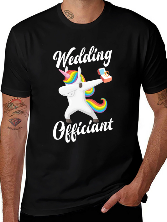 Wedding Officiant Unicorn T-Shirt