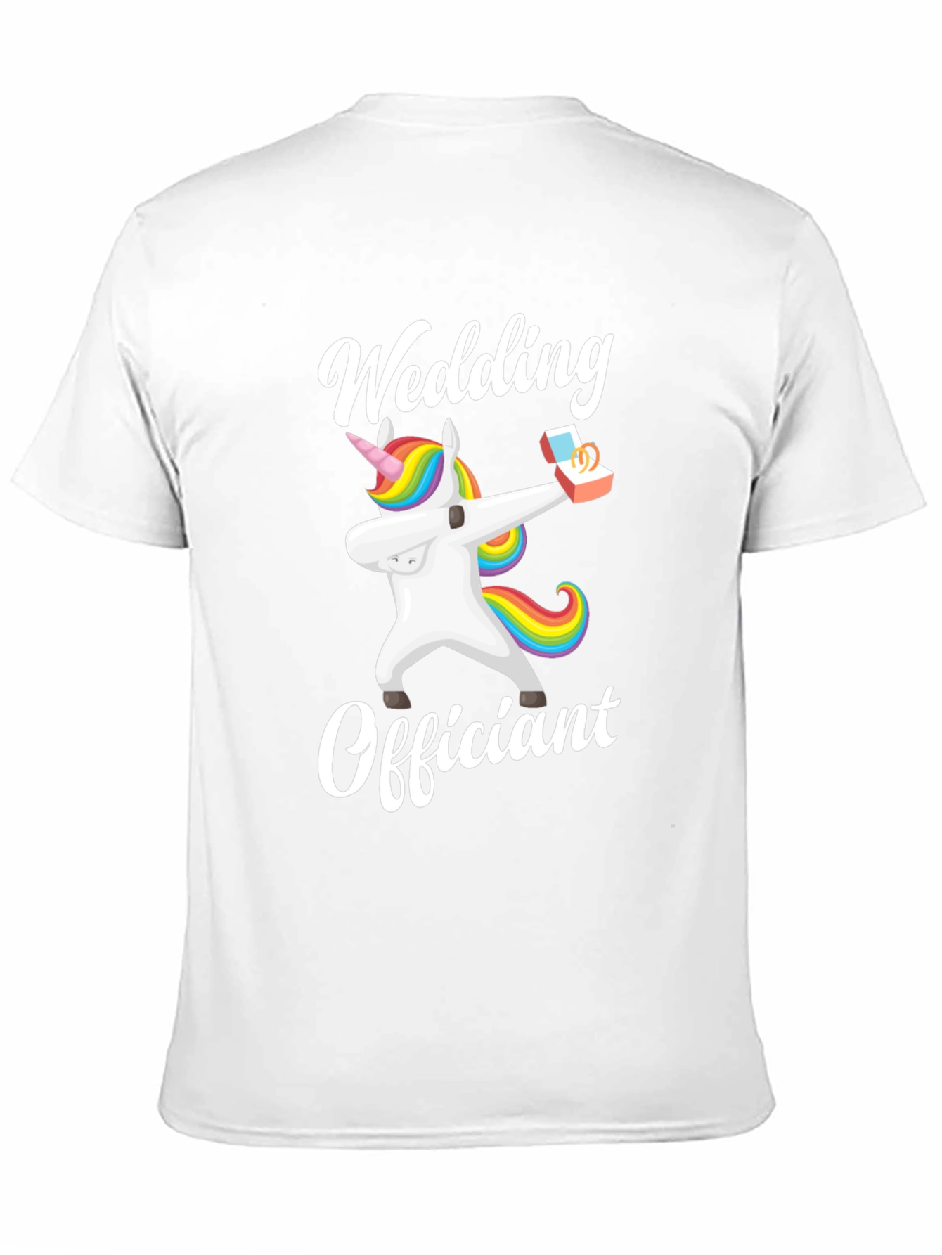 Wedding Officiant Unicorn T-Shirt