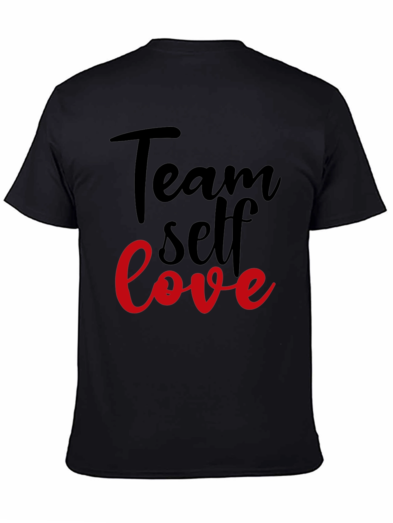 Team Self Love Graphic Tee - Black