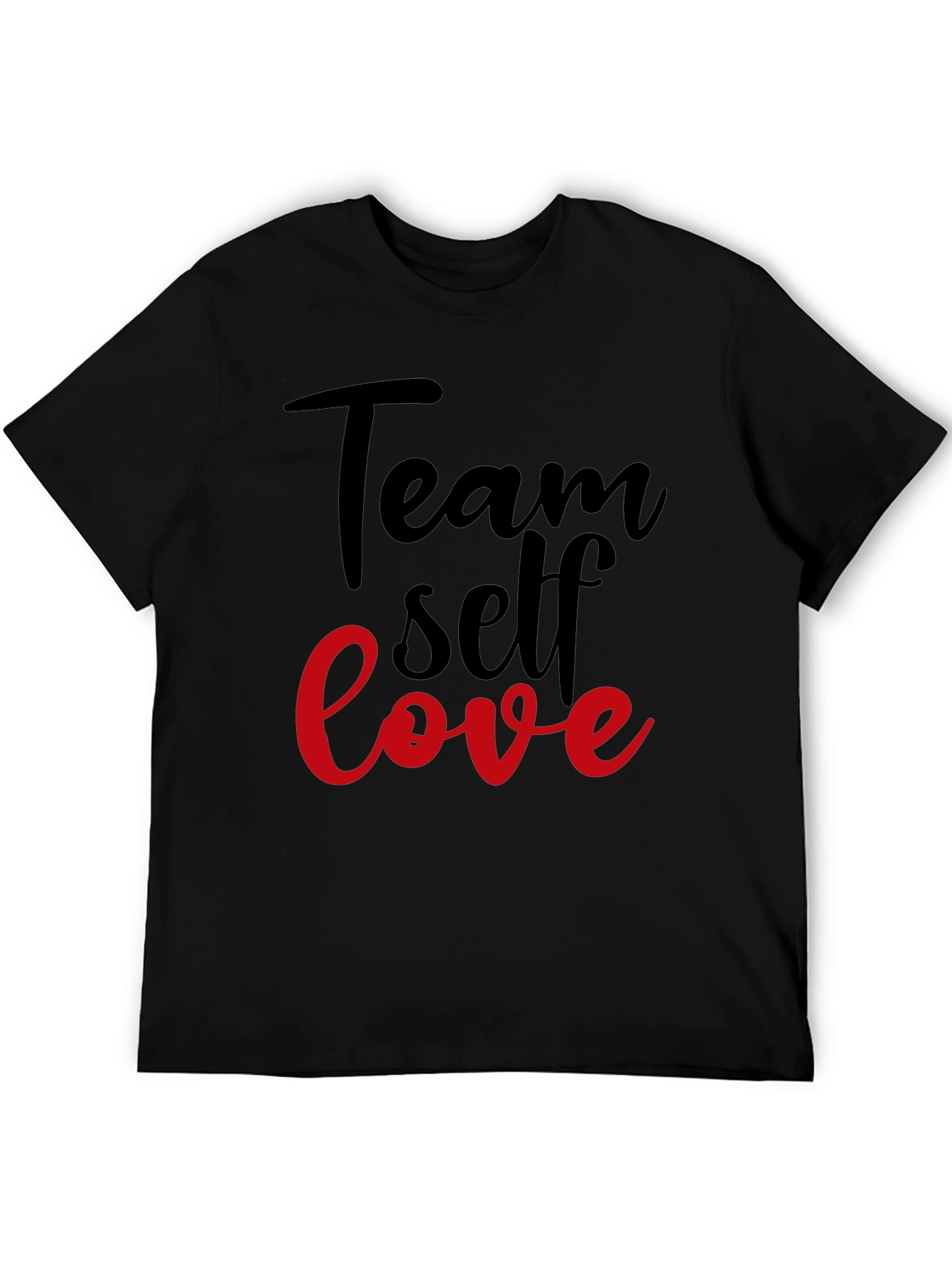 Team Self Love Graphic Tee - Black