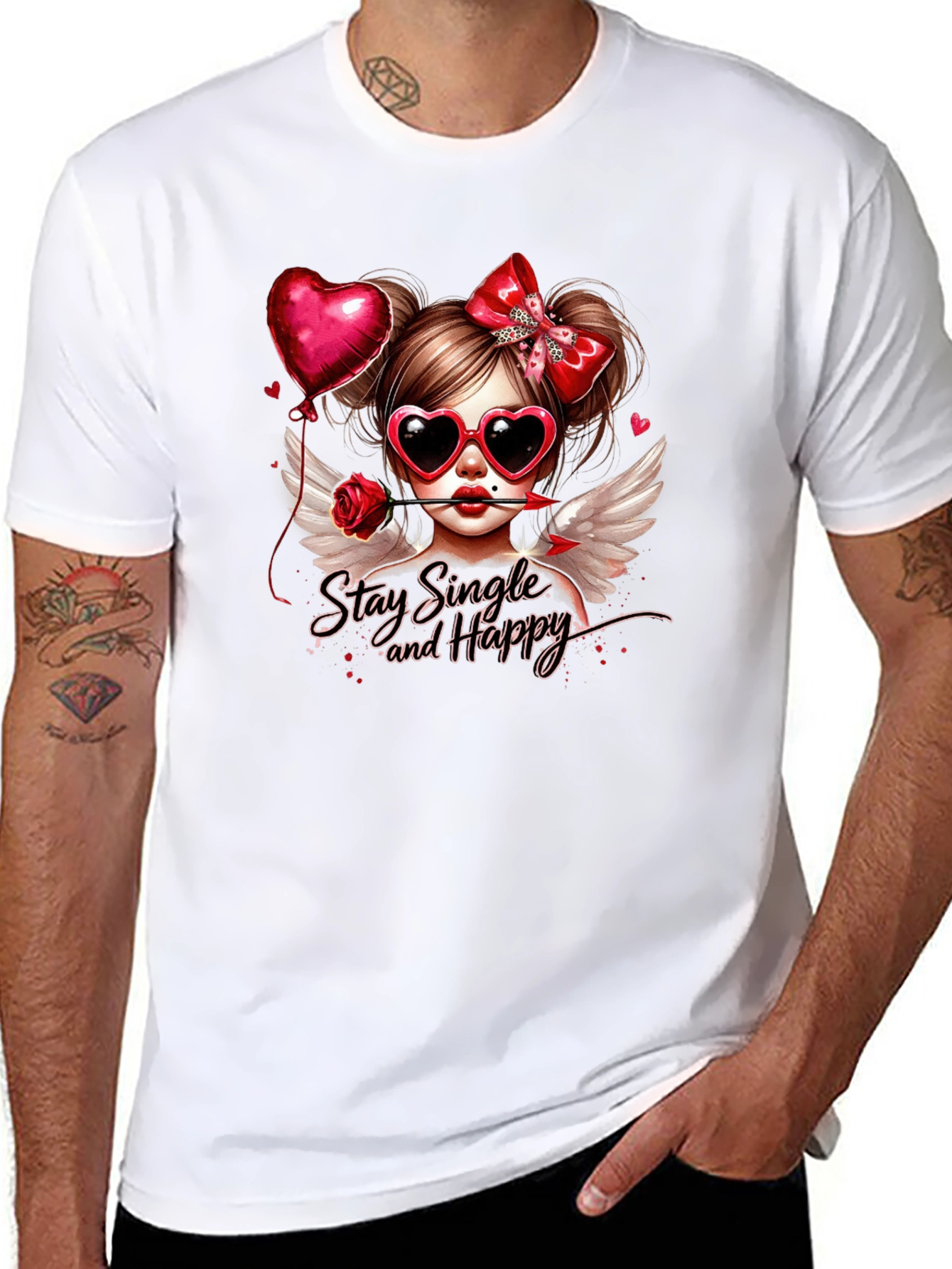 Stay Single and Happy T-Shirt