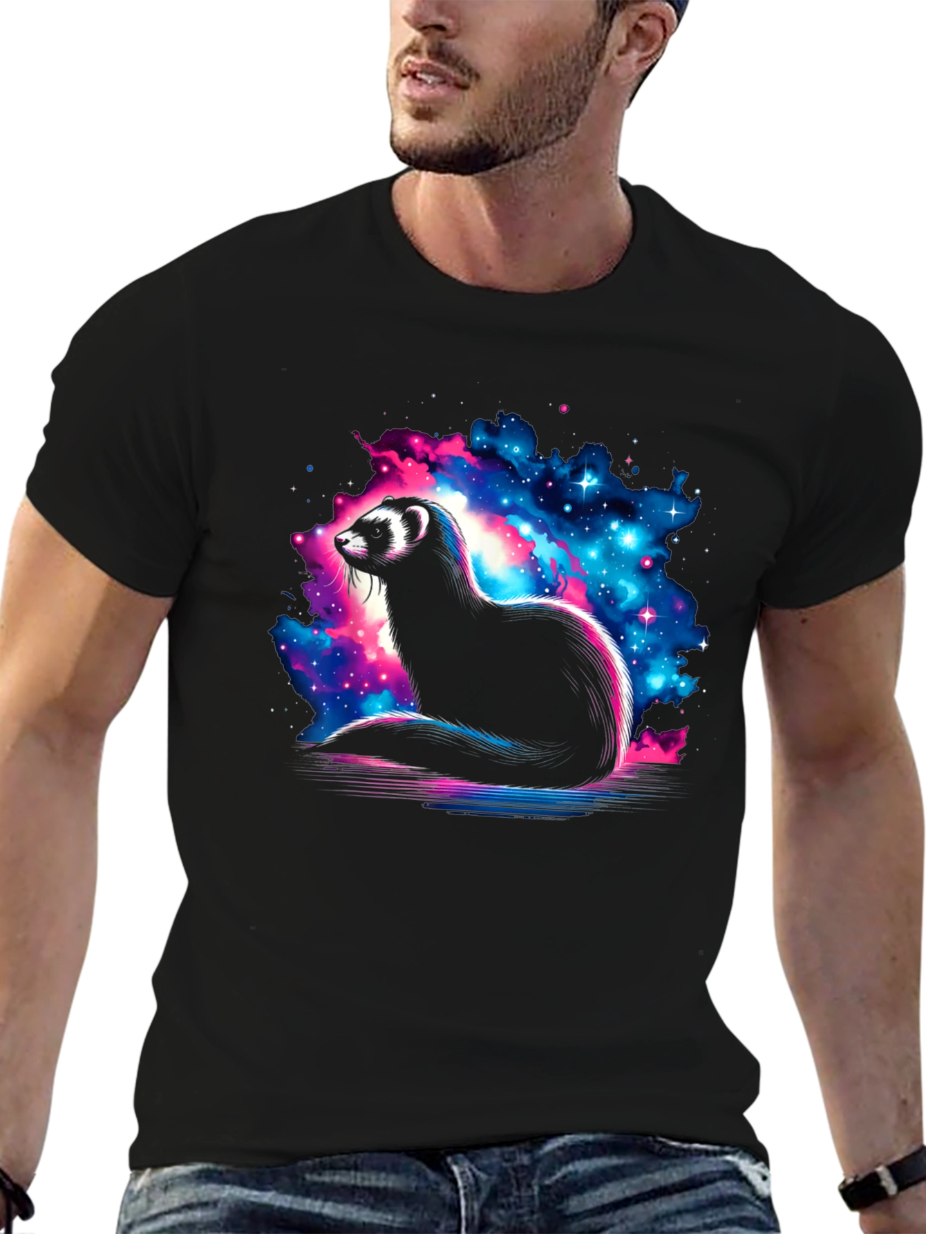 Cosmic Ferret Graphic Tee