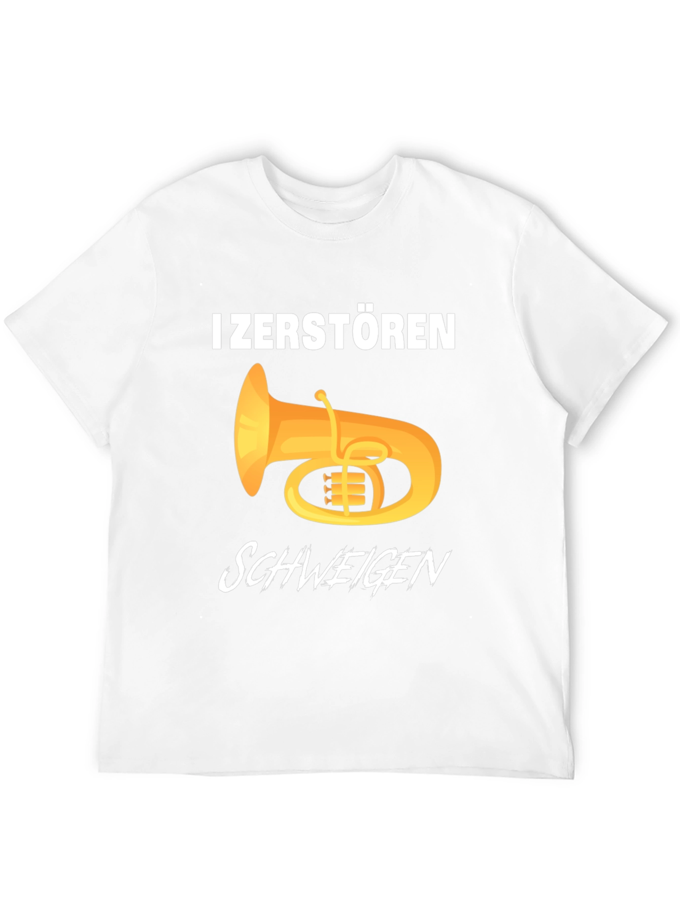 I Zerstoren Schweigen Tuba Player Graphic Tee