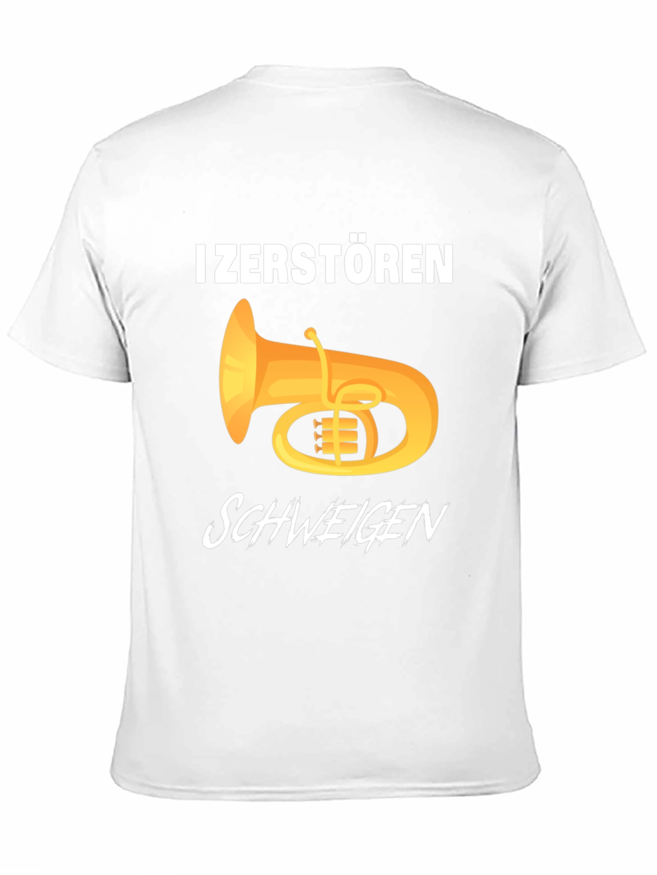 I Zerstoren Schweigen Tuba Player Graphic Tee