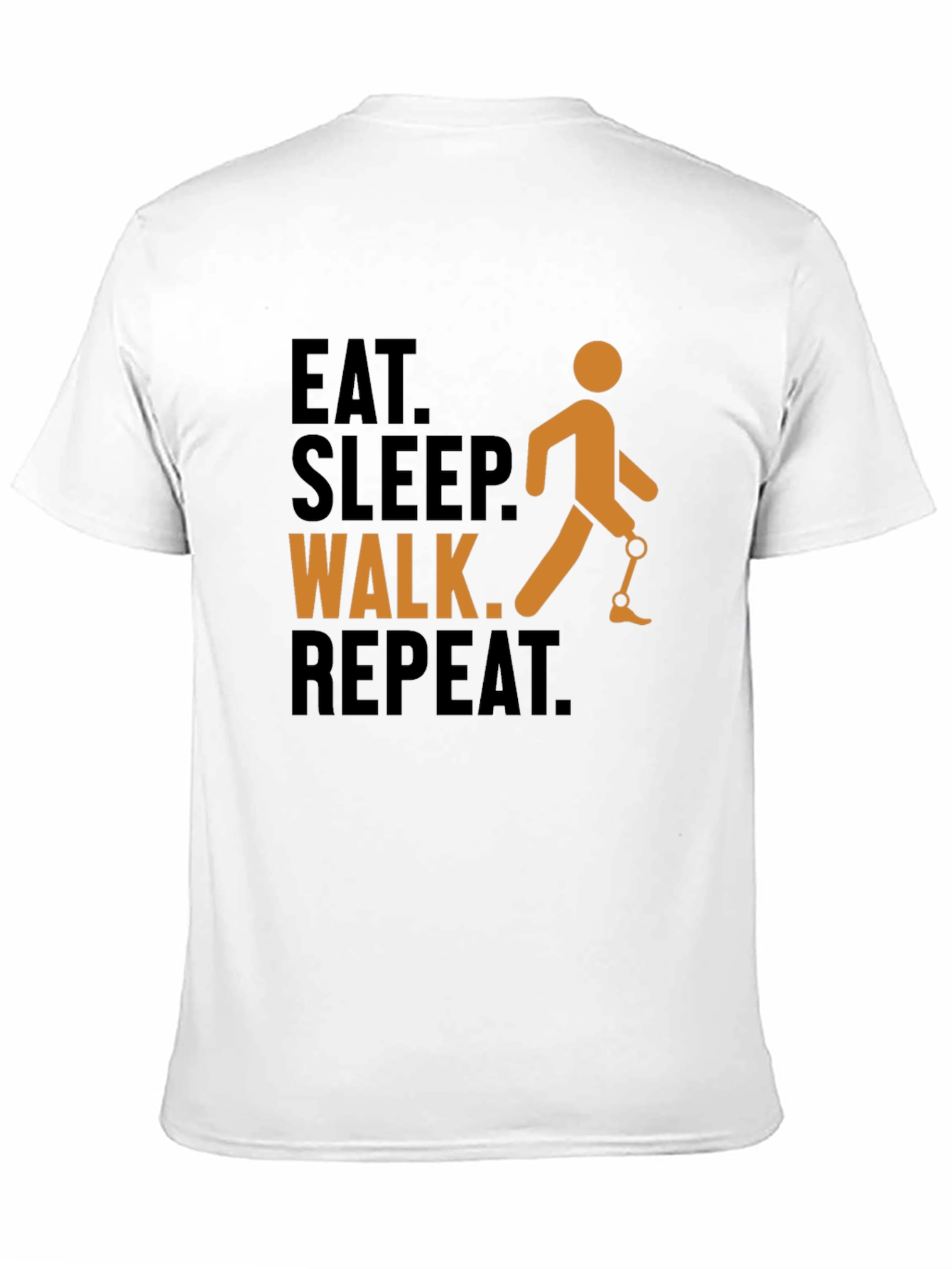 Eat Sleep Walk Repeat Graphic Tee