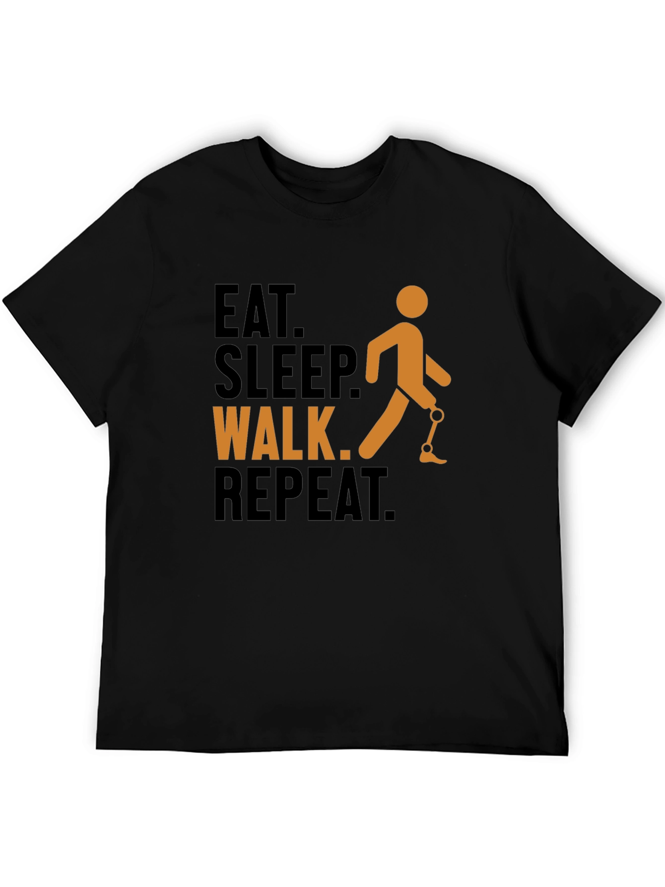 Eat Sleep Walk Repeat Graphic Tee