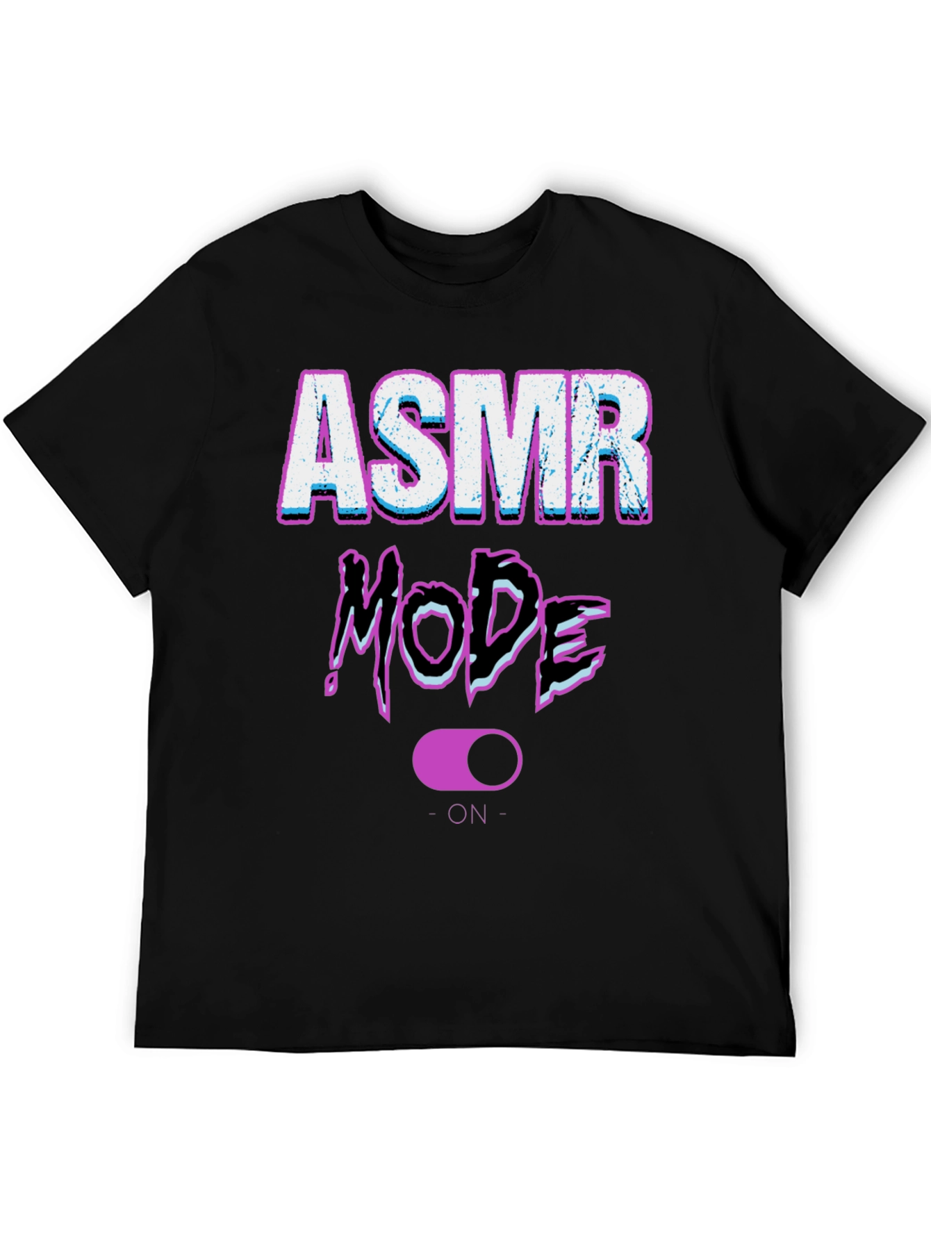 ASMR Mode On Black T-Shirt