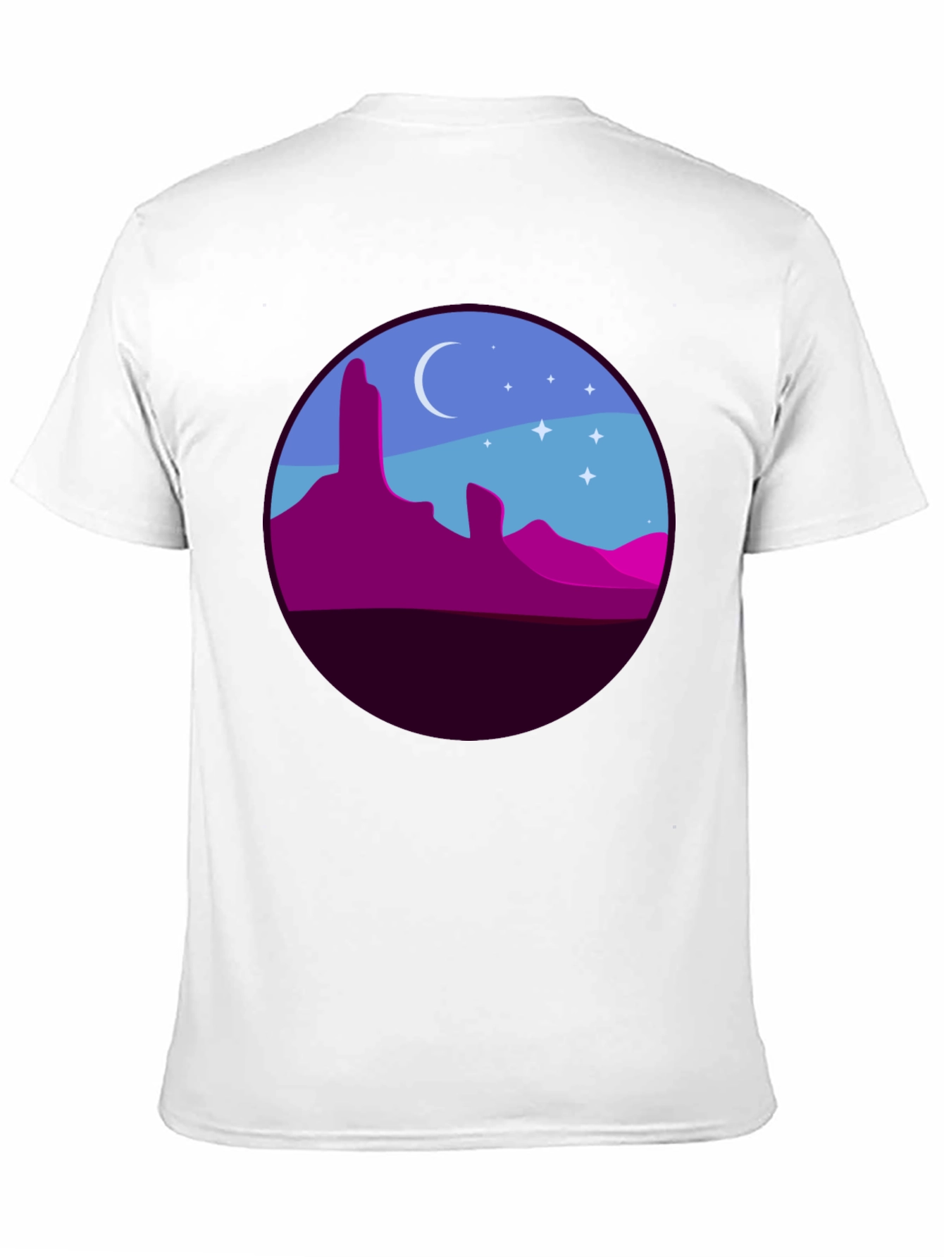 Desert Nightscape Graphic Tee