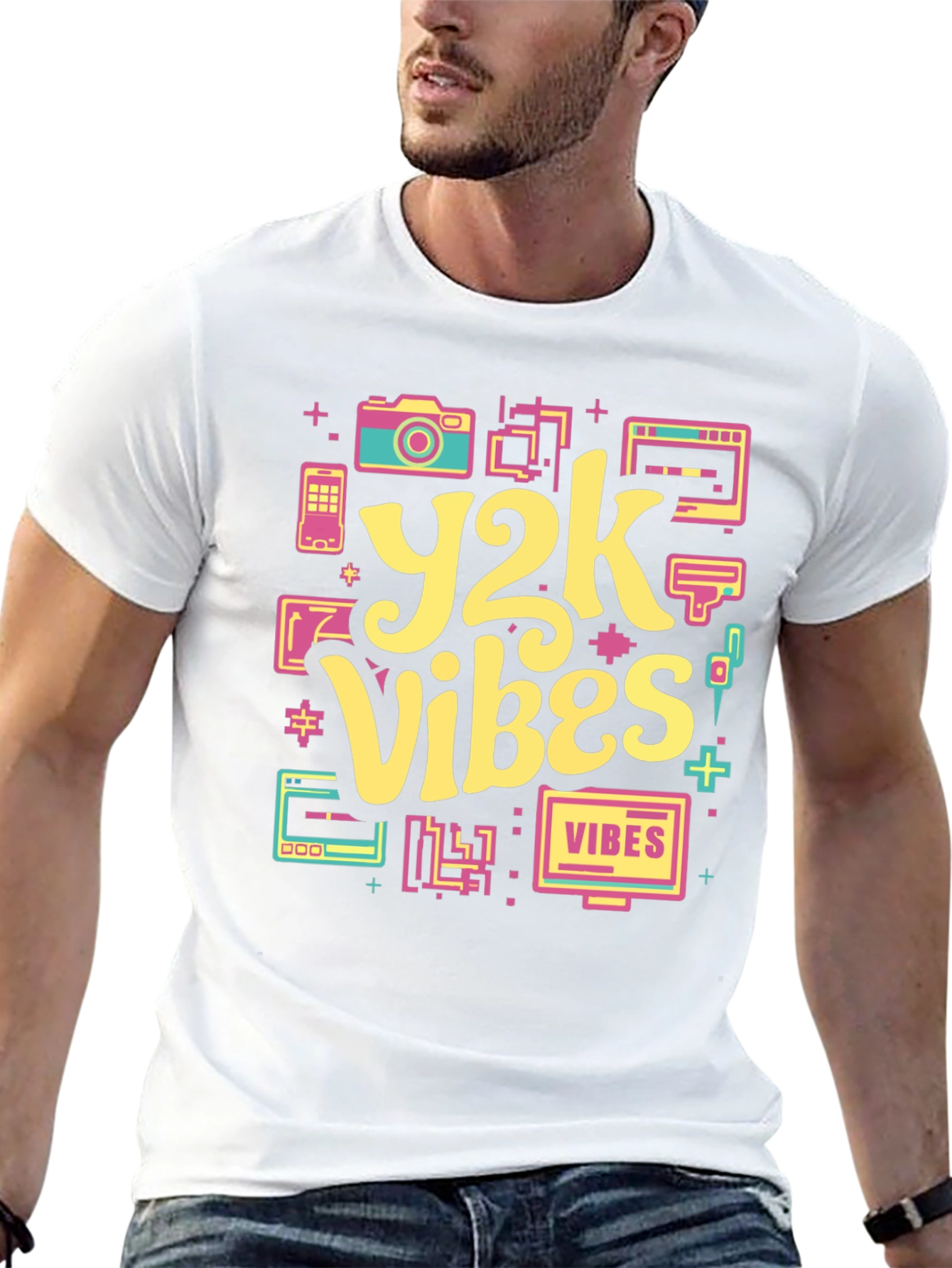 Y2K Vibes Graphic T-Shirt - Retro Style