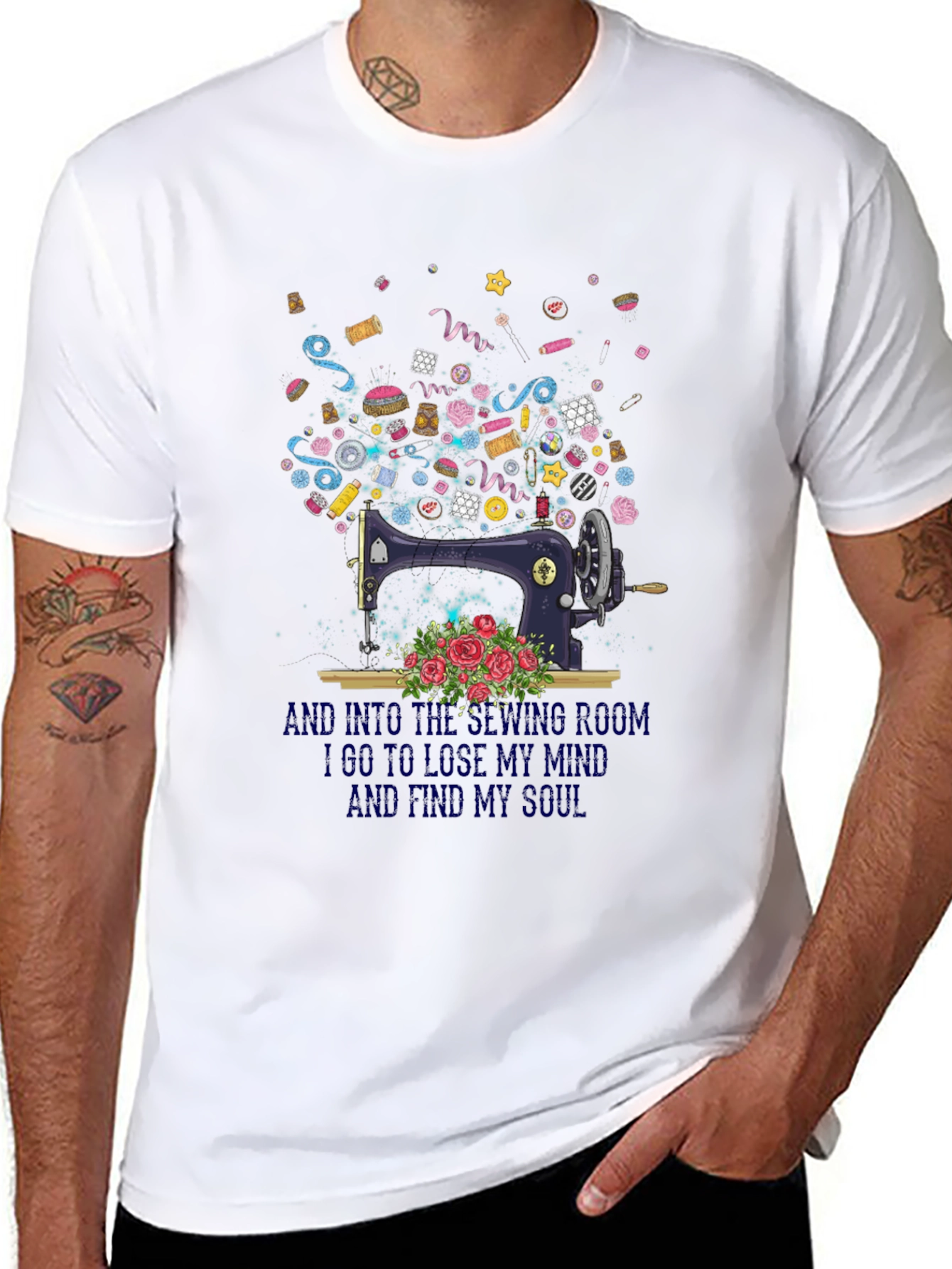 Sewing Room Soul T-Shirt Sewing Machine Tee