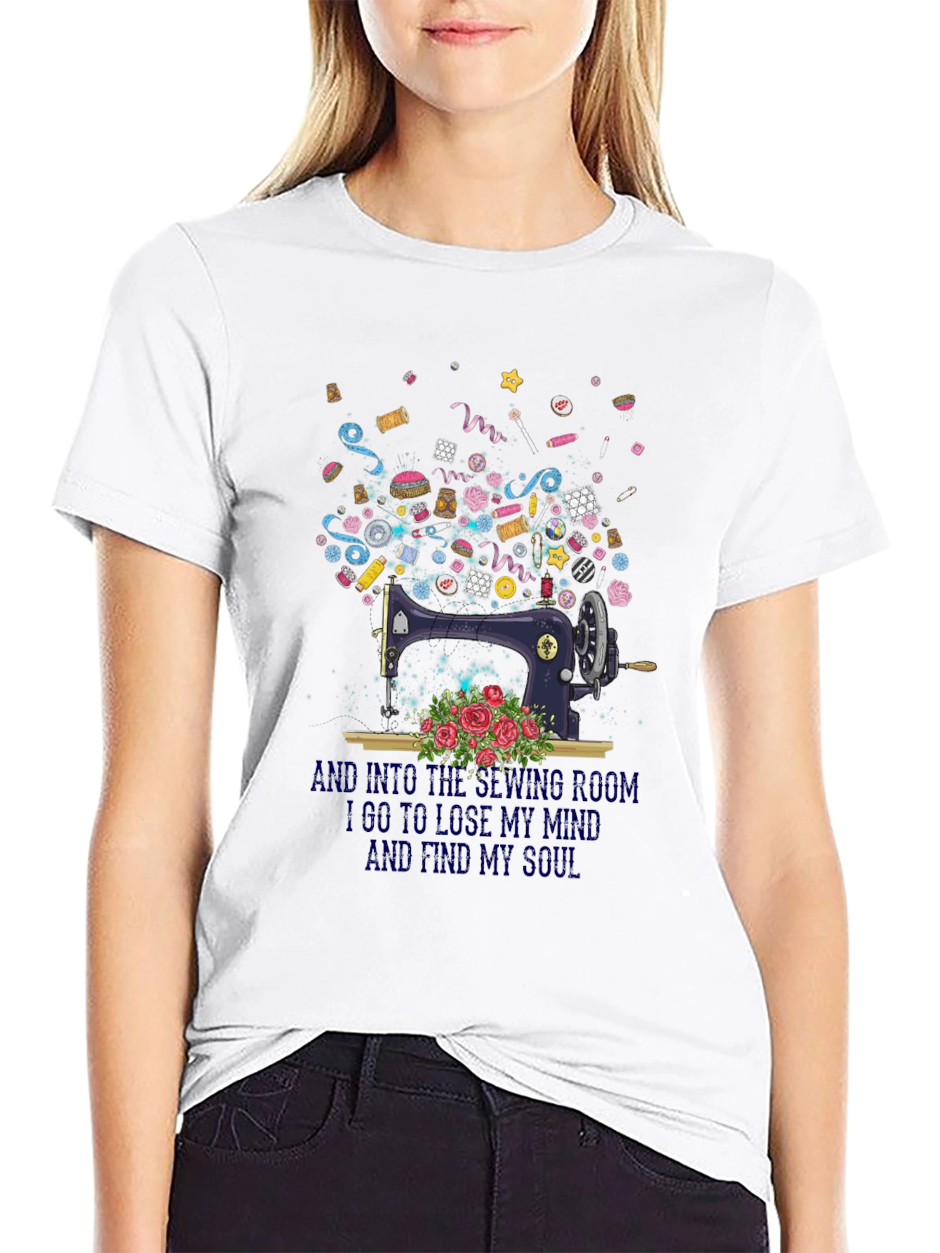 Sewing Room Soul T-Shirt Sewing Machine Tee