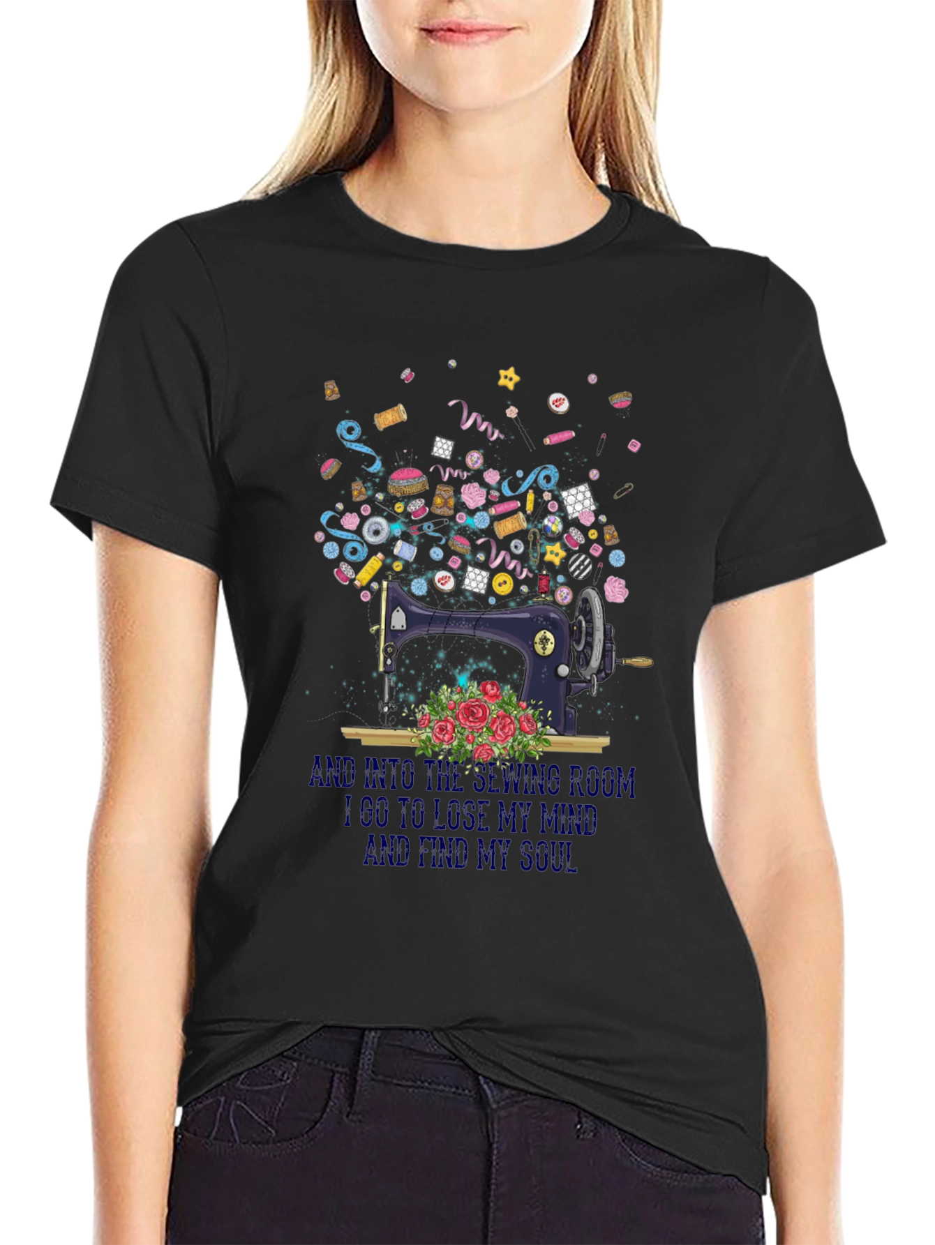 Sewing Room Soul T-Shirt Sewing Machine Tee