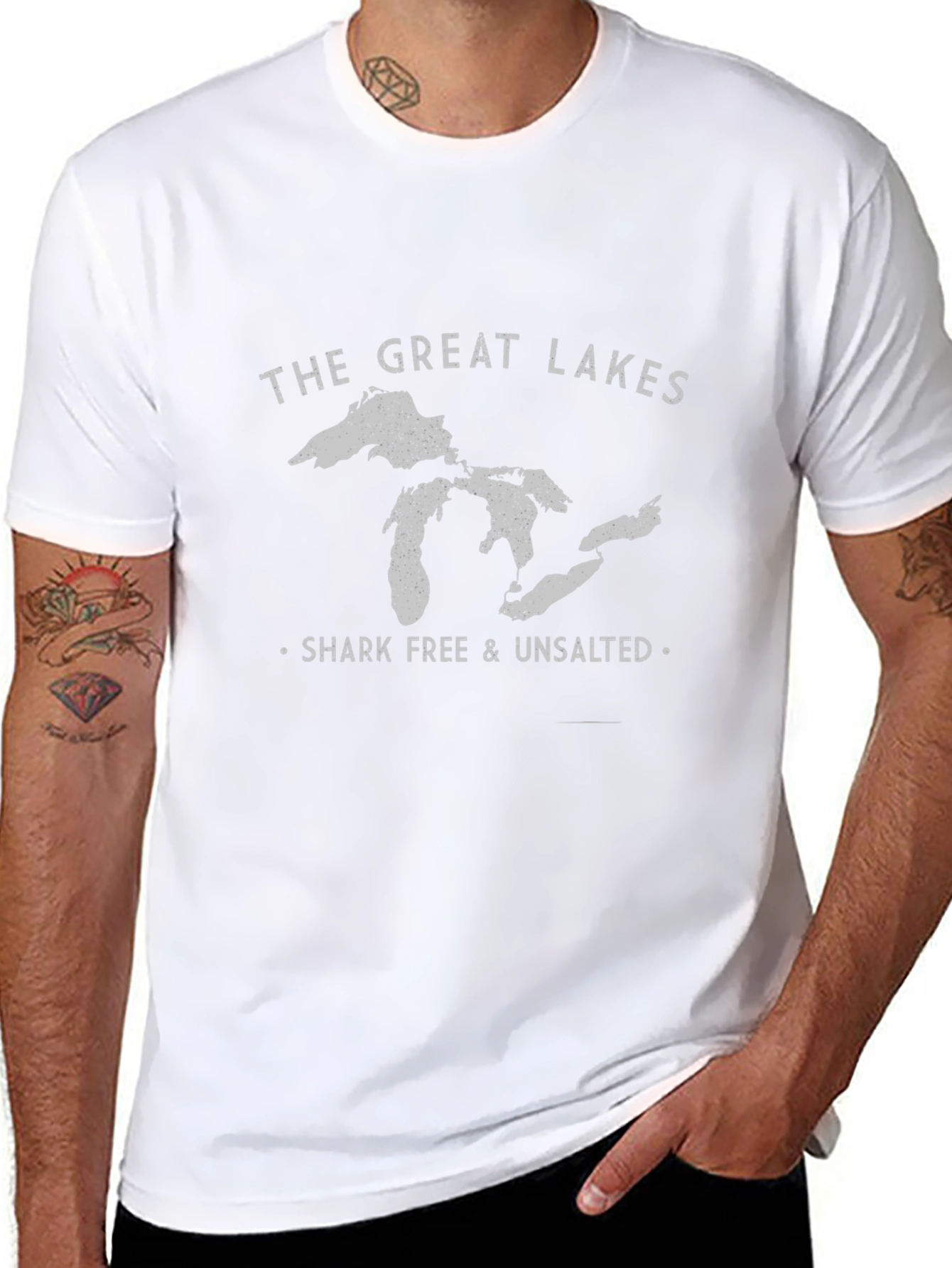 Great Lakes Shark Free & Unsalted Tee