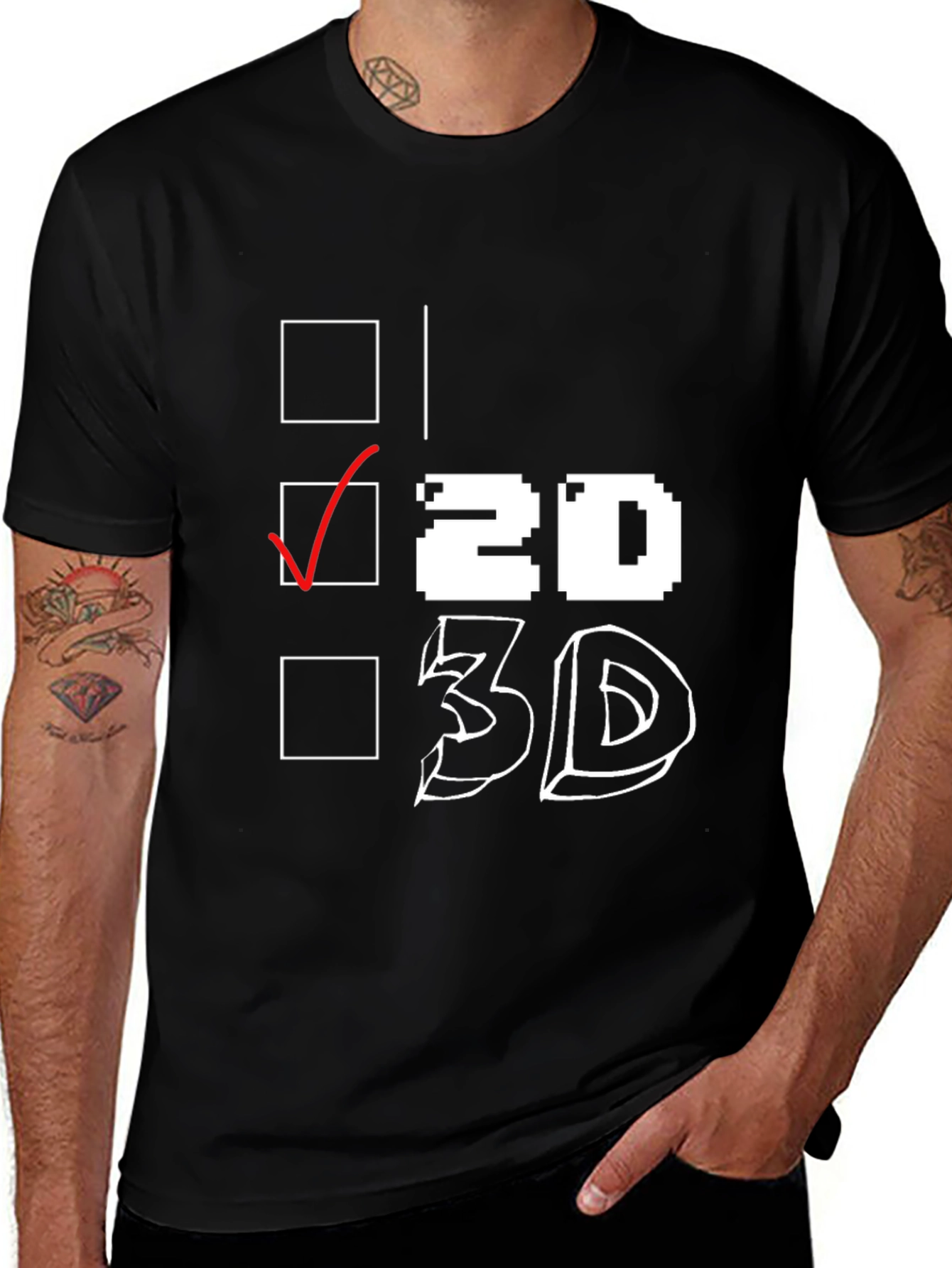 2D Graphic T-Shirt