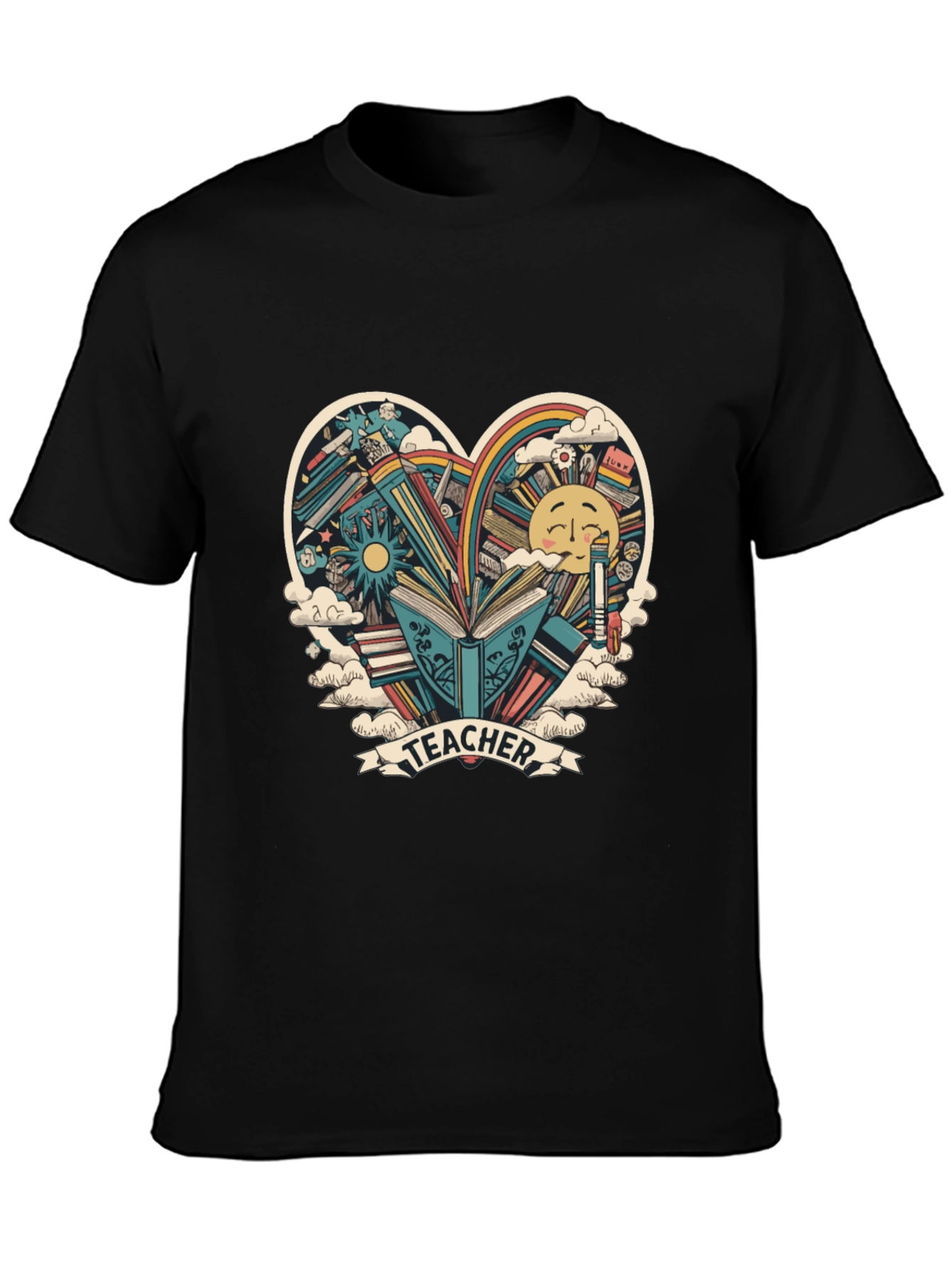 Teacher Heart Graphic Tee