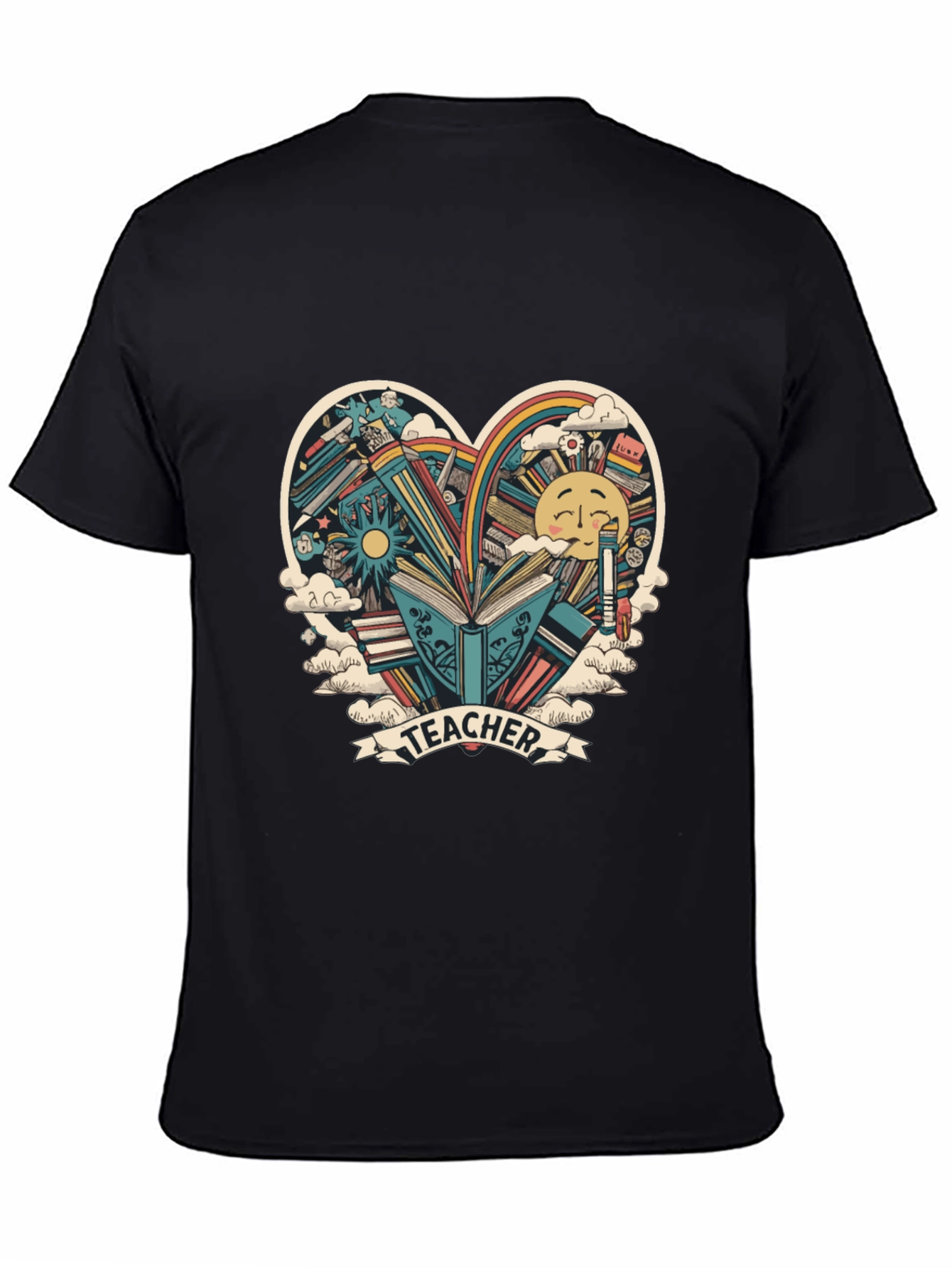 Teacher Heart Graphic Tee