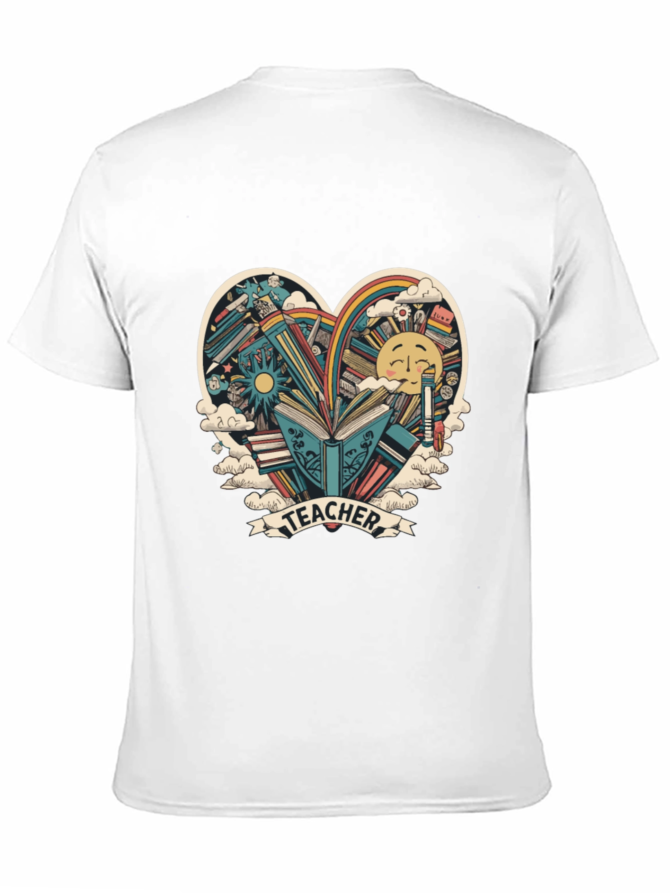 Teacher Heart Graphic Tee