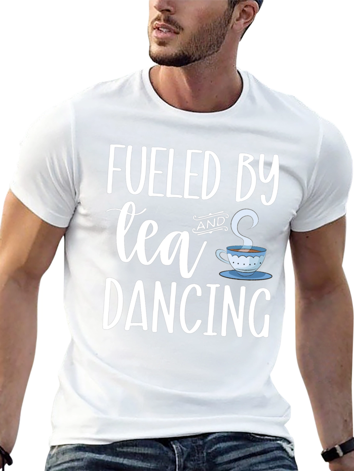 Fueled by Tea and Dancing Black T-Shirt