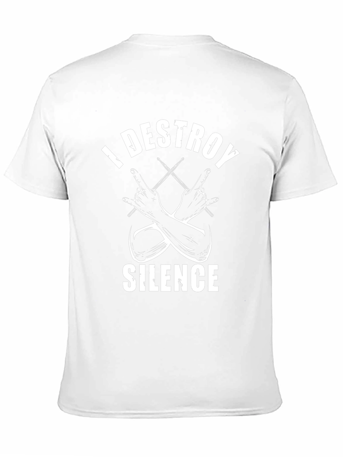 I Destroy Silence Drummer T-Shirt