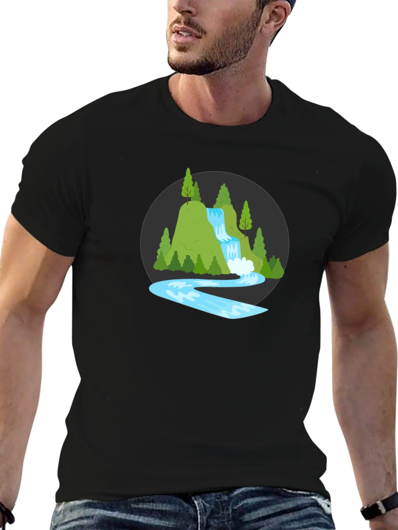 Waterfall Graphic Tee - Nature Lovers