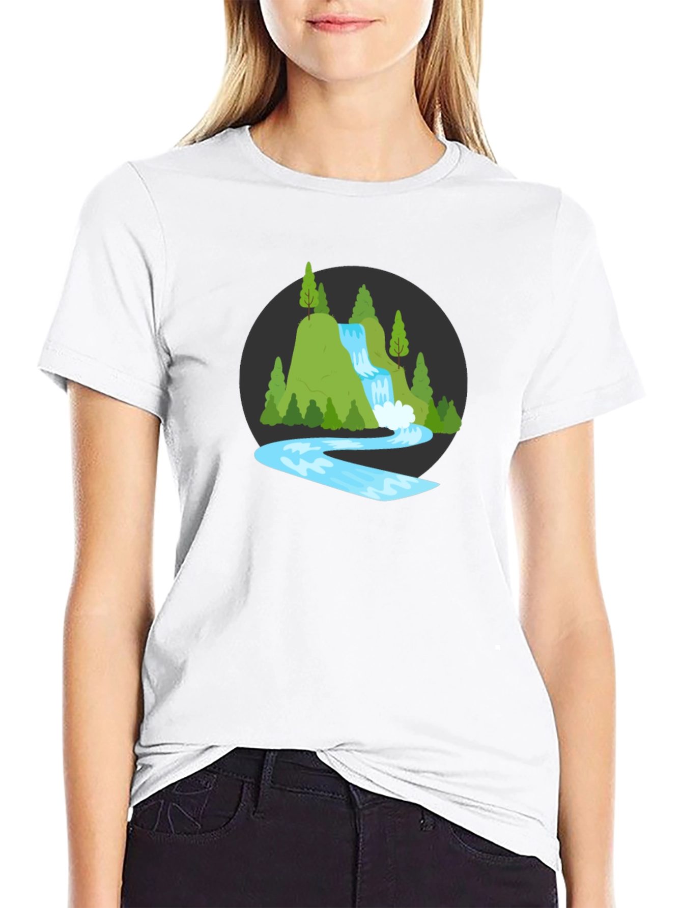 Waterfall Graphic Tee - Nature Lovers