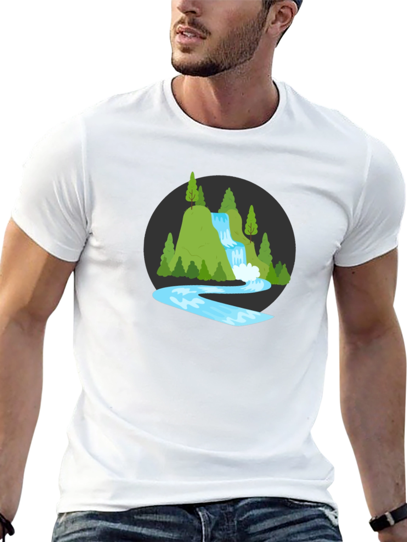 Waterfall Graphic Tee - Nature Lovers