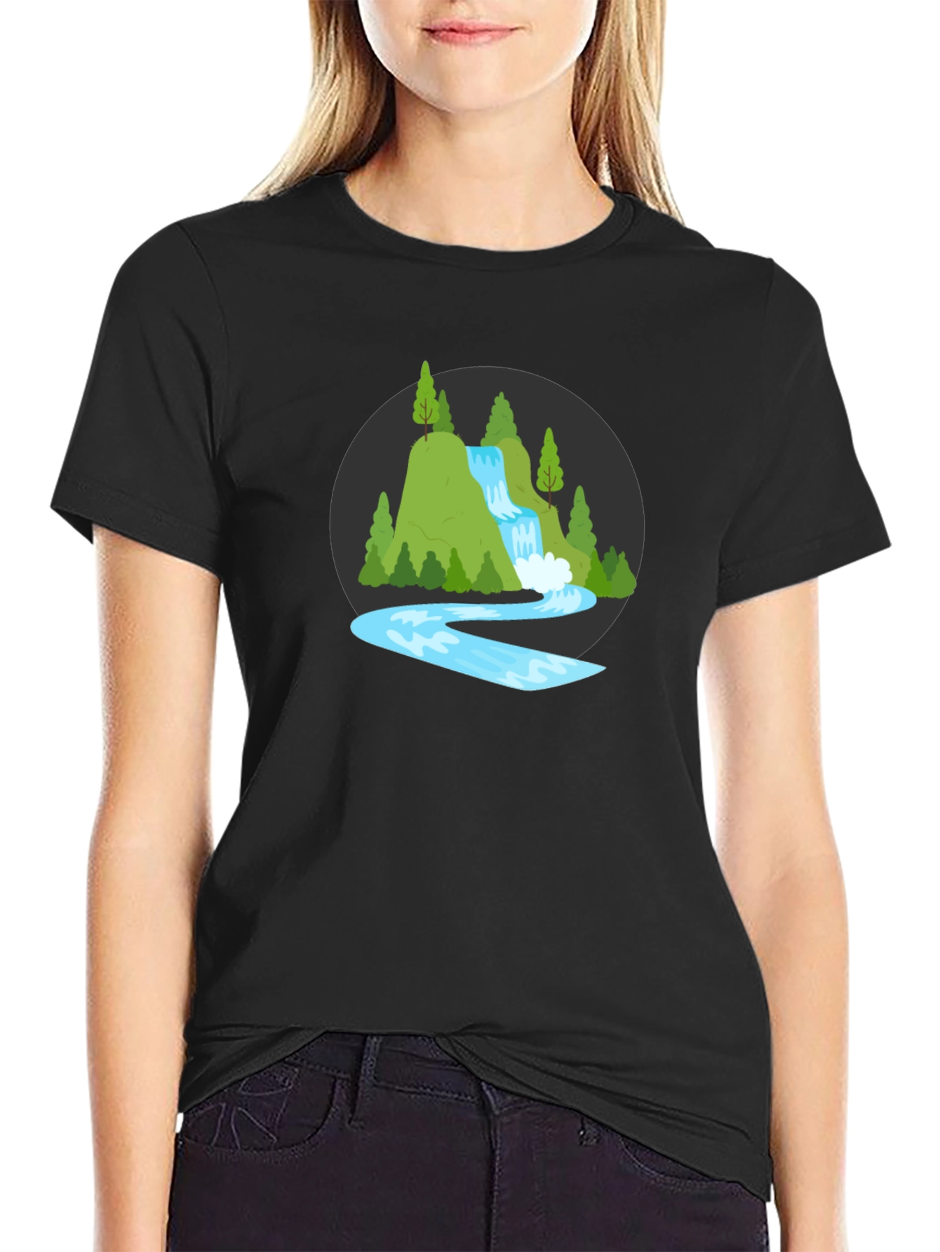 Waterfall Graphic Tee - Nature Lovers