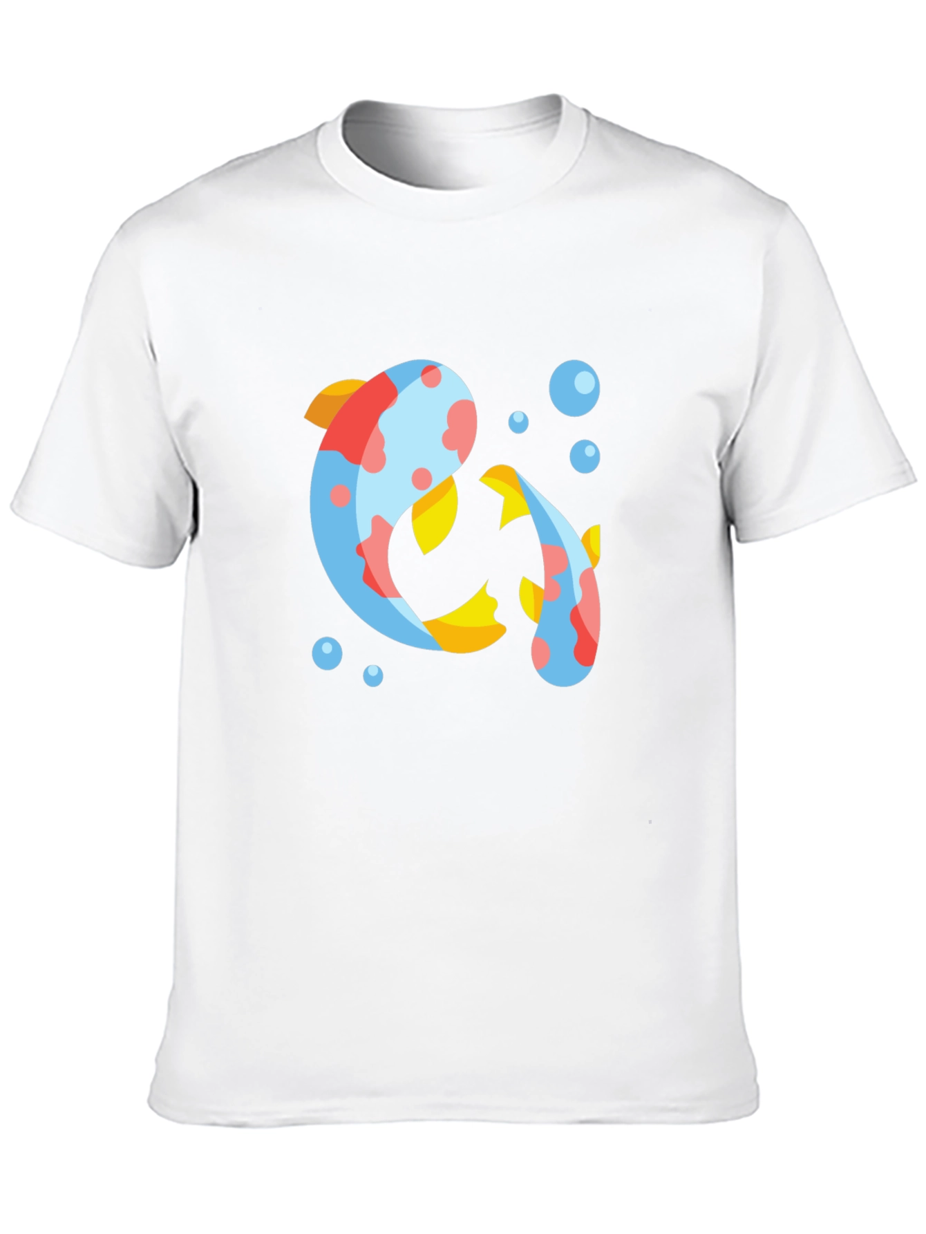 Koi Fish Graphic Tee - Stylish Black T-Shirt