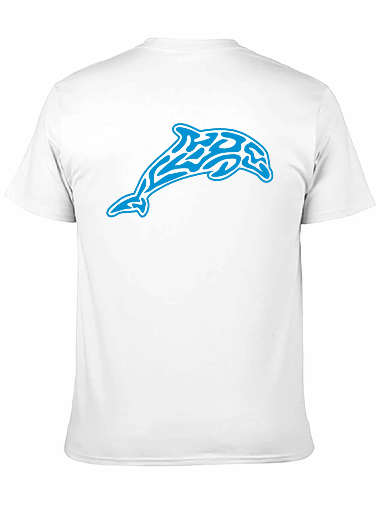 Tribal Dolphin Graphic Black T-Shirt