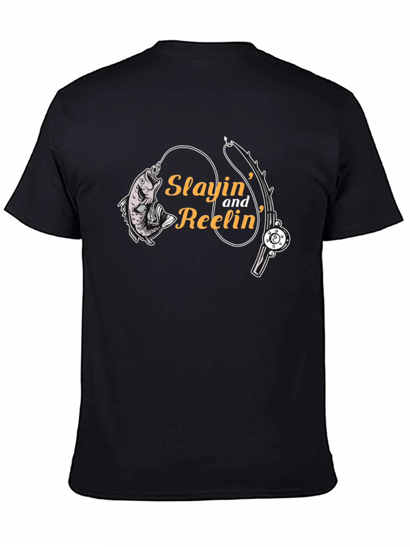 Slayin and Reelin Fishing T-Shirt