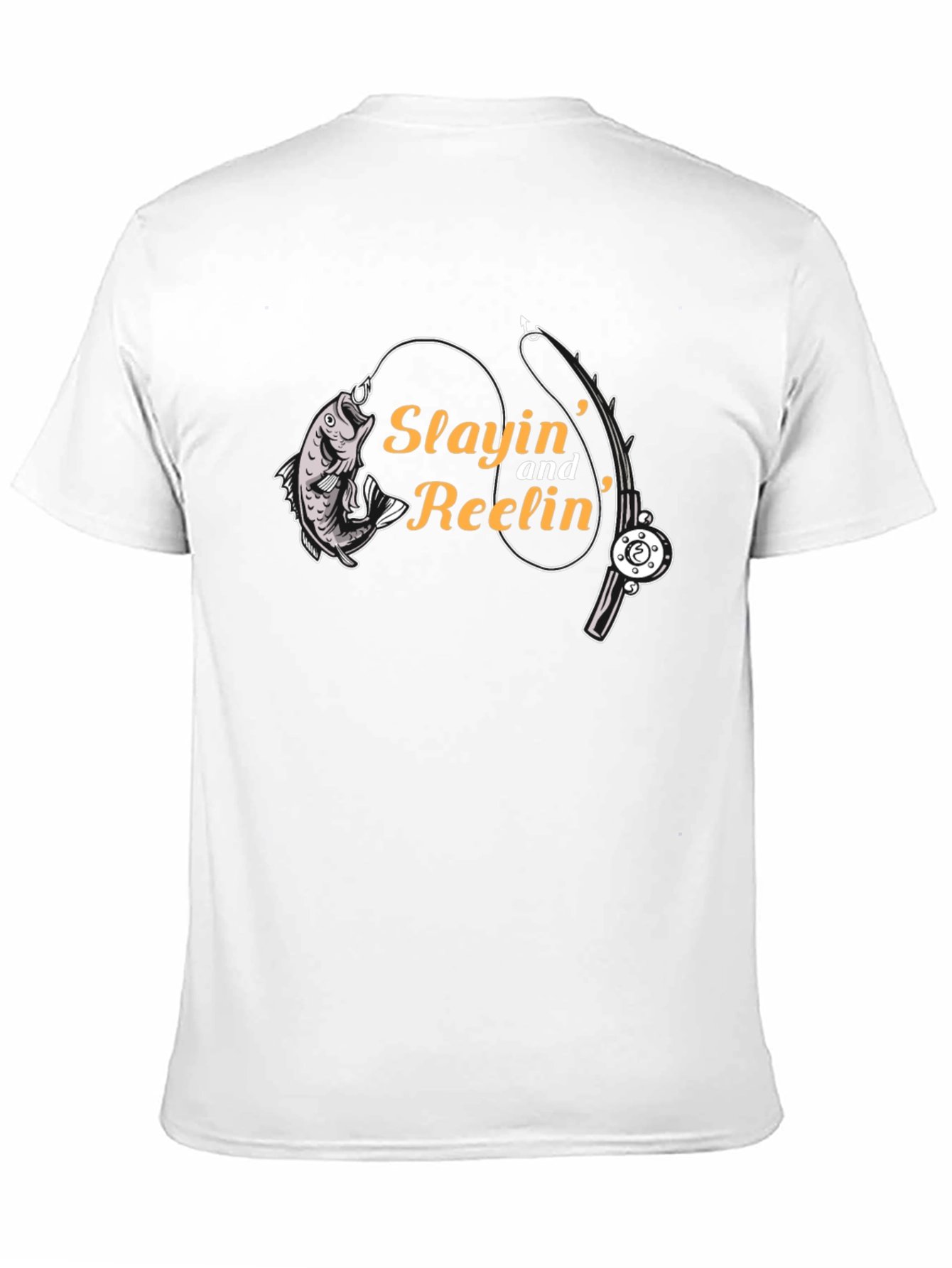 Slayin and Reelin Fishing T-Shirt